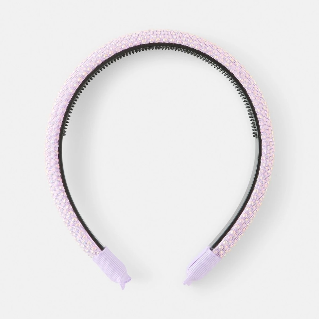 2 Diamante Headband - Purple, 2 of 4