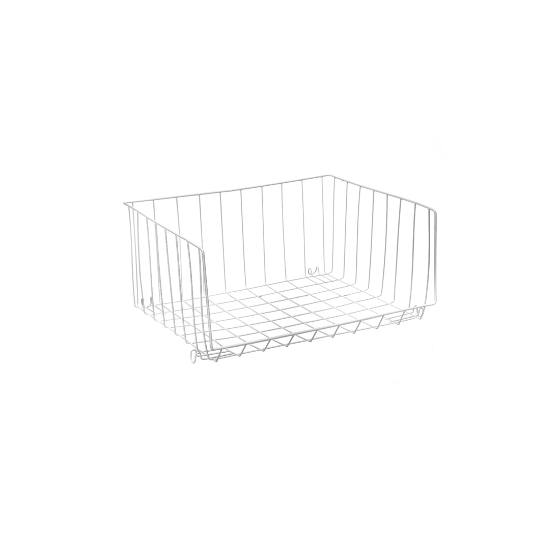 1 Boxsweden Wire Stackable Storage Basket 47x42x22cm
 - White, 1 of 3