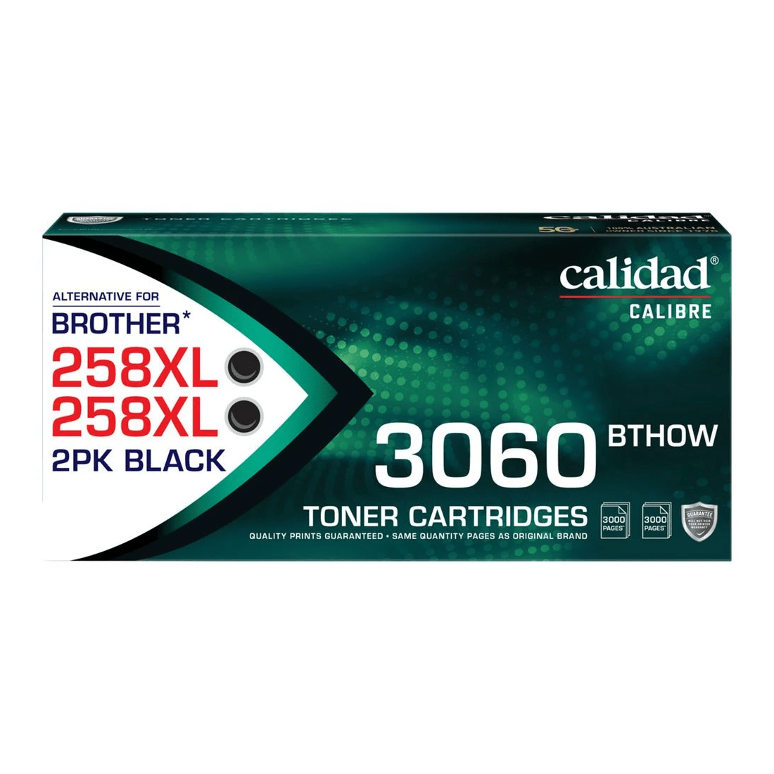 1 Calidad Brother TN258XL Black 2 Pack, 1 of 7