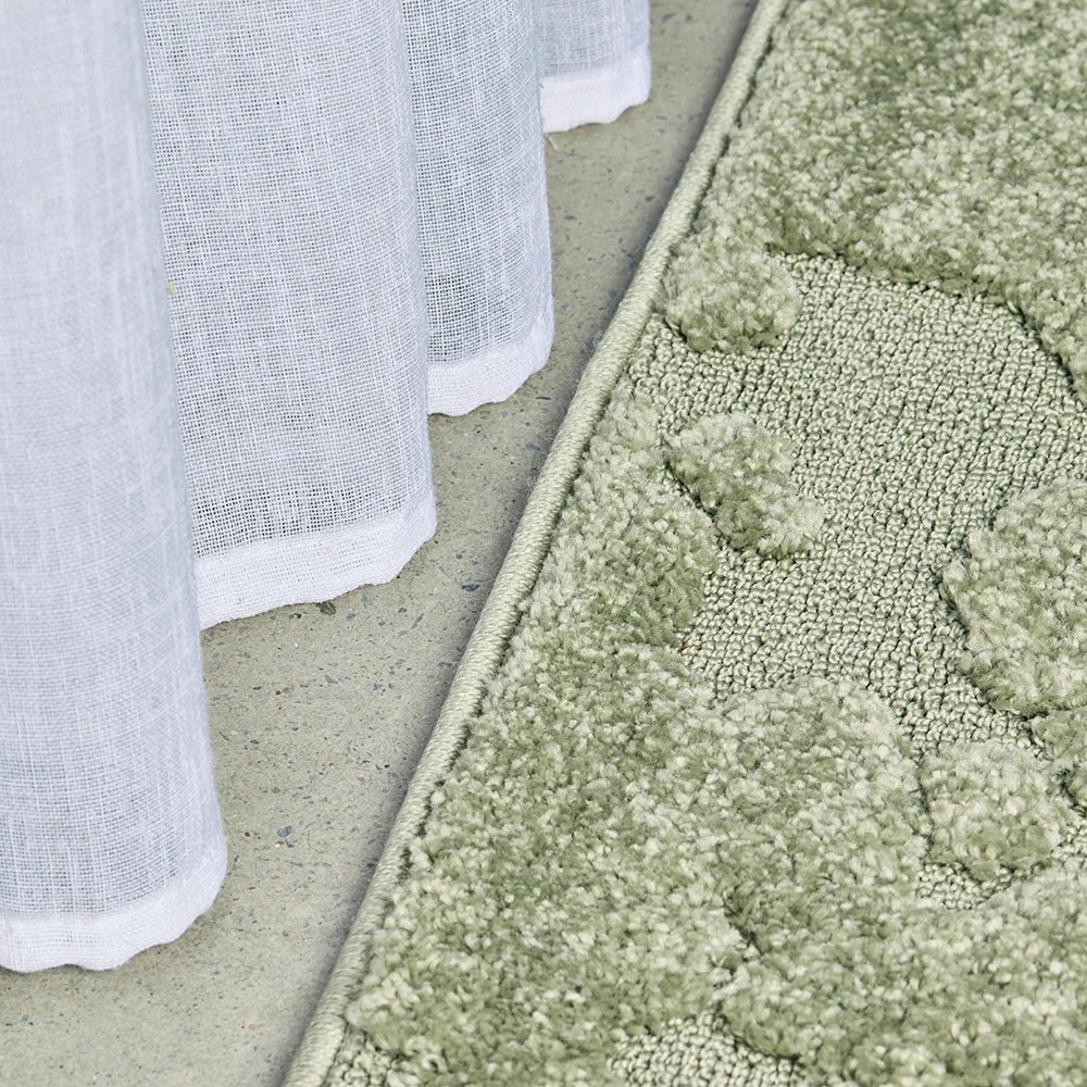 3 Common Ground Rugs Sanctuary Nyla 300x80cm - Medium Runner Power Loomed Rug - Green, 3 of 7