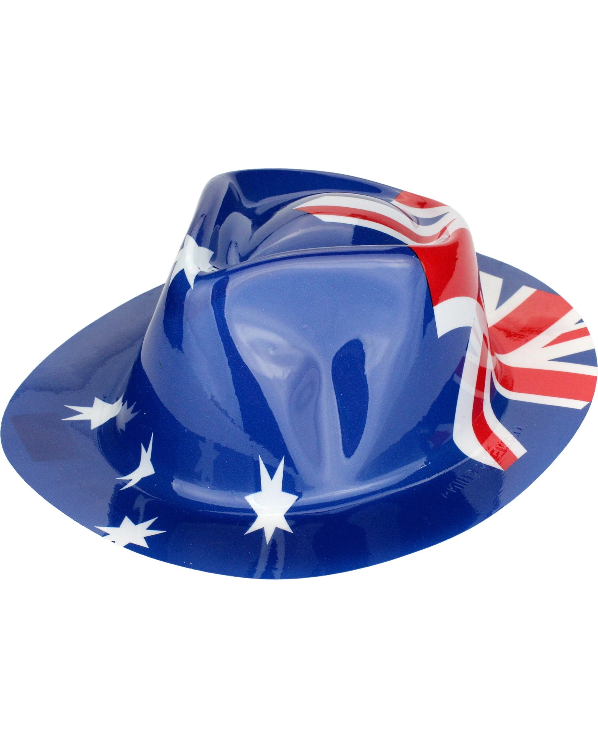 1 JD Party Australian Flag Plastic Hat, 1 of 1