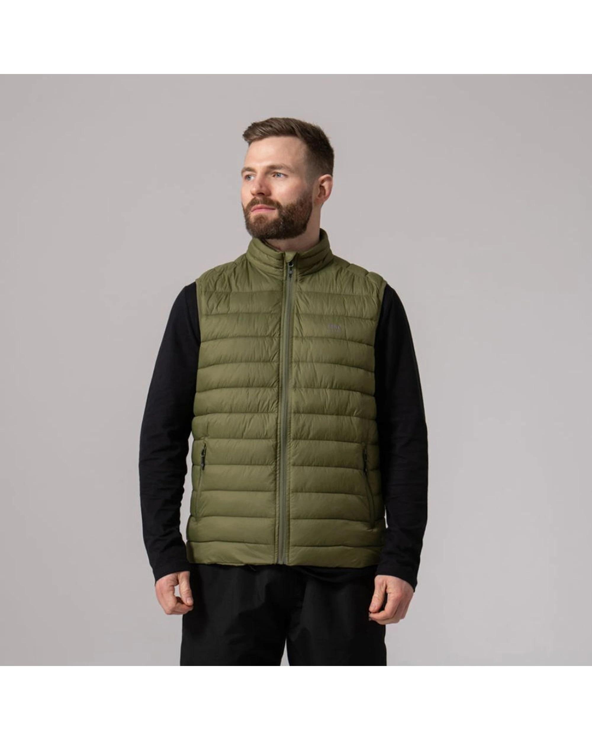 5 Mac In A Sac Synergy Packable Men's Thermolite Vest GREEN, 5 of 7