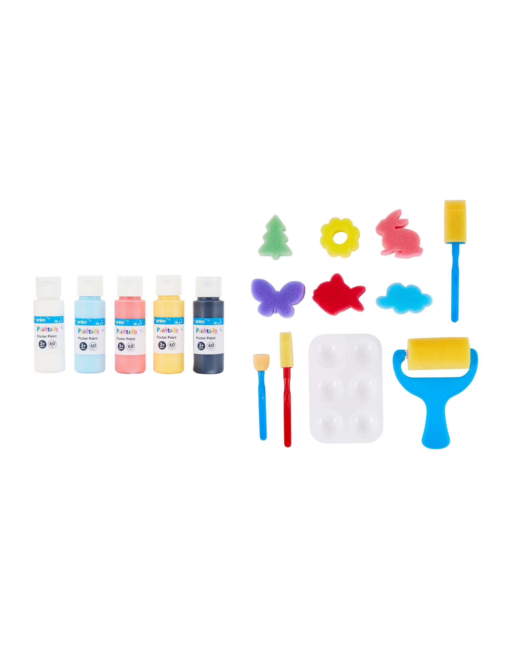 2 17 Piece Poster Paint Set, 2 of 3
