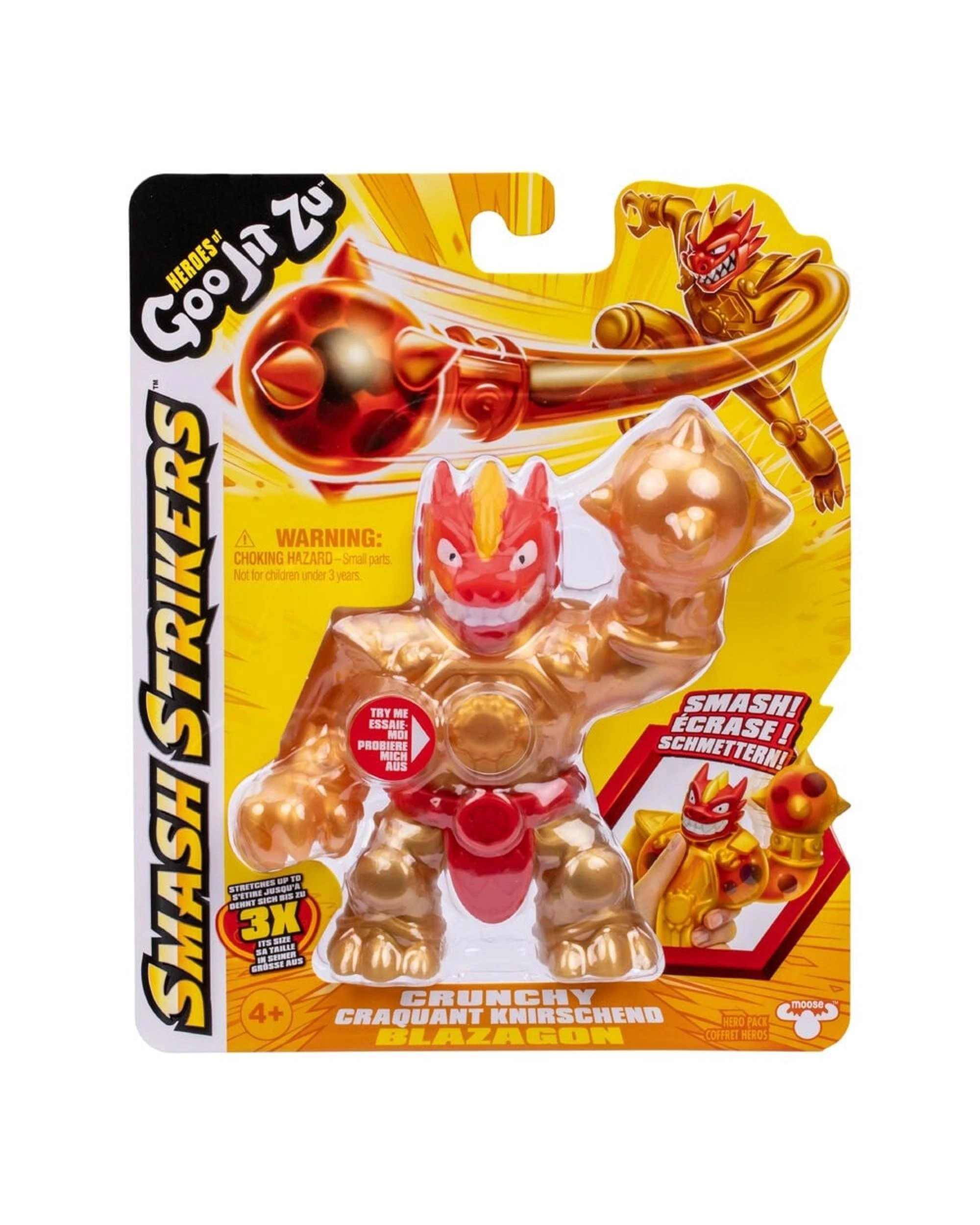 6 Heros of Goo Jit Zu Smash Strikers Crunchy Blazagon, 6 of 8