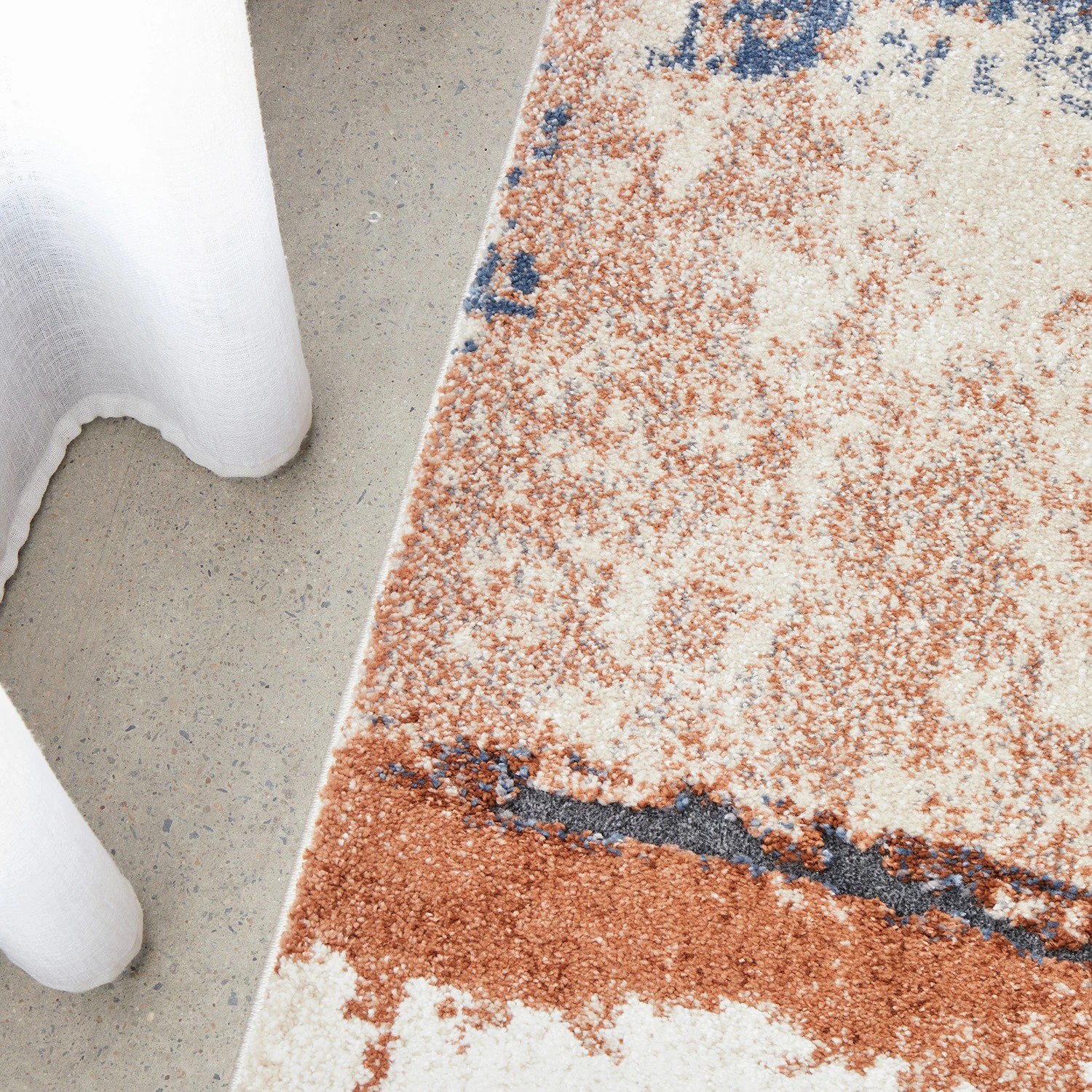 4 Common Ground Rugs Breezewood 66 300x80cm Runner - Medium Pet Friendly Rug - White, 4 of 7
