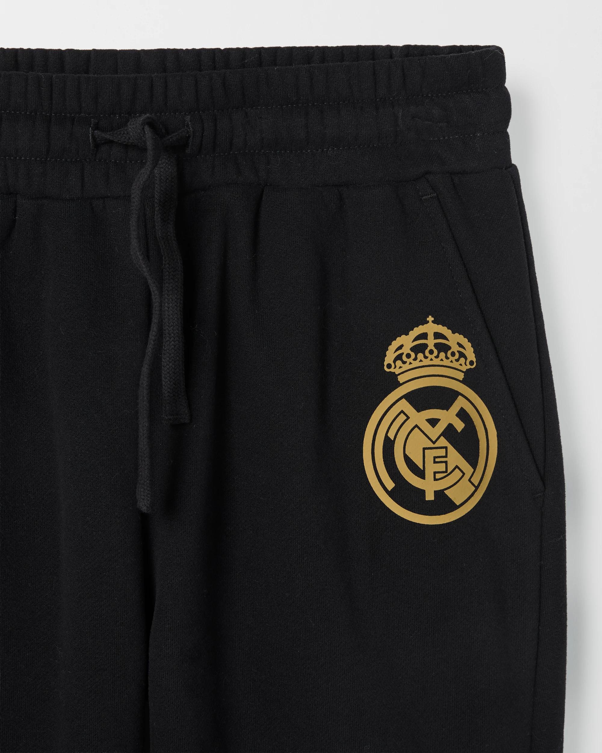 2 UEFA Champions League Real Madrid Australian Cotton Blend Trackpants BLACK, 2 of 2