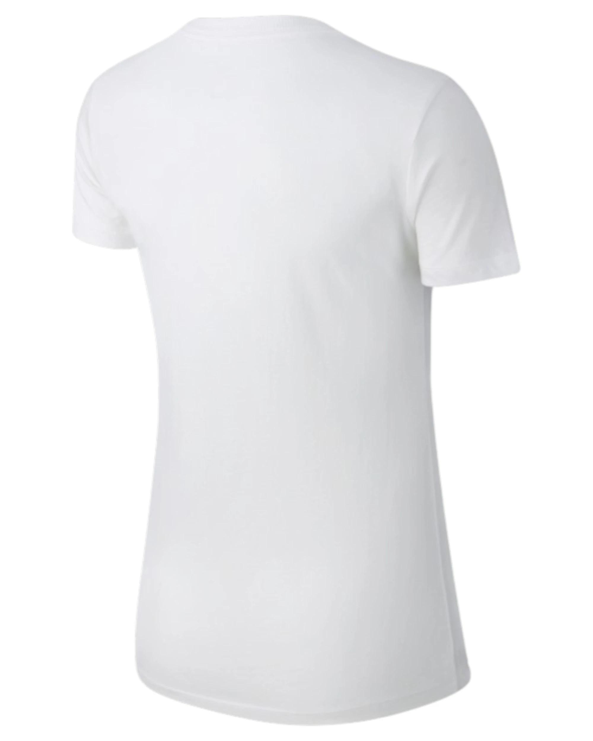 2 Nike Womens Essential Sportswear T-Shirt White/Black Everyday Tee WHITE/BLACK, 2 of 2