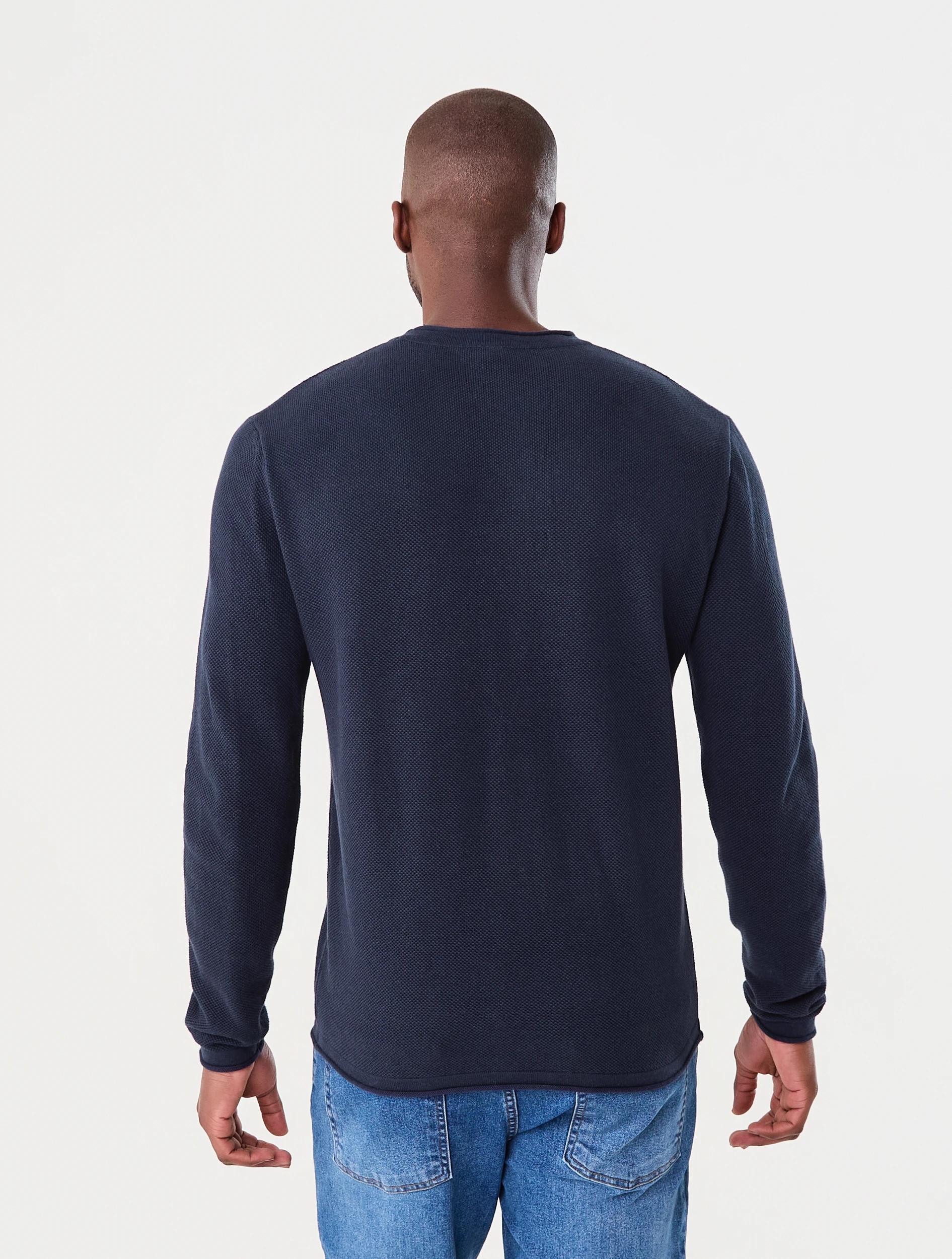 3 Lightweight Textured Knit Jumper Sky Cptn, 3 of 7