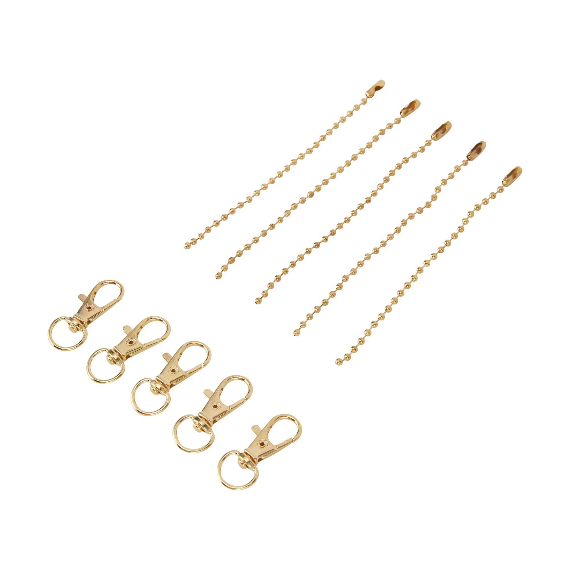 8 Make Your Own Gem Keychains: Gem by Numbers Keyring Set, 8 of 10