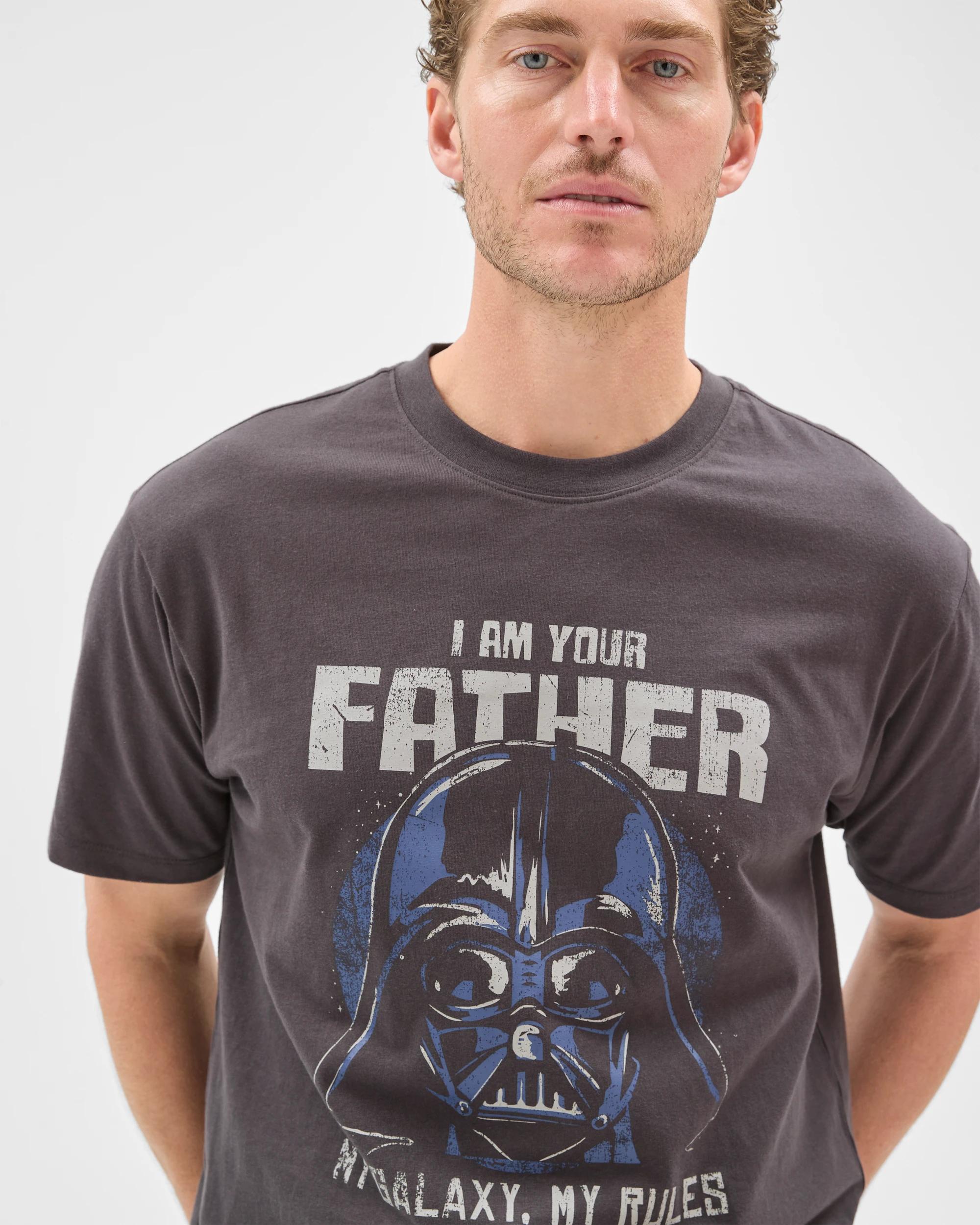 6 Disney Star Wars Australian Cotton I Am Your Father T-Shirt DARK GREY, 6 of 7