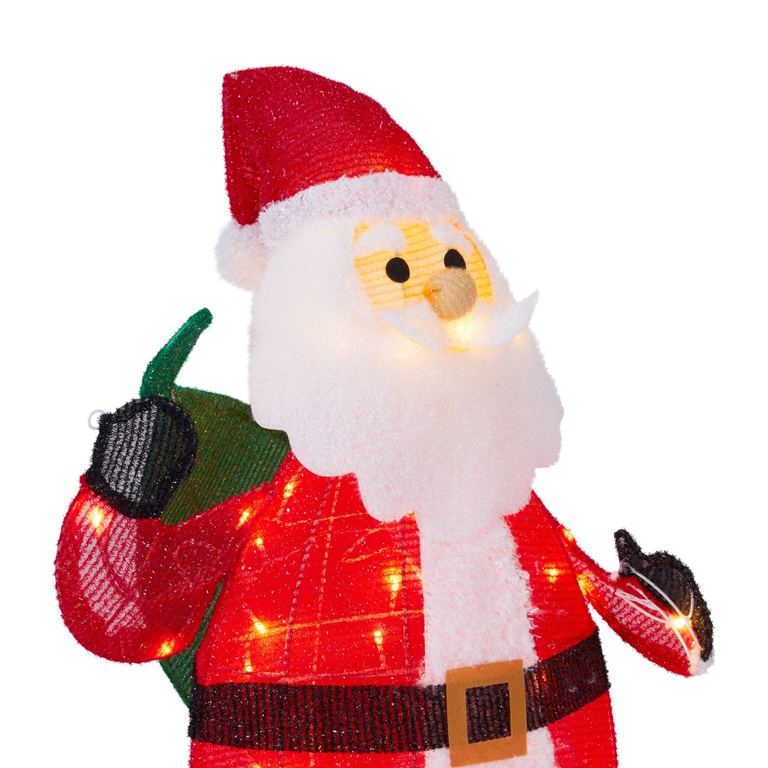6 Low Voltage LED Light Up Santa, 6 of 9