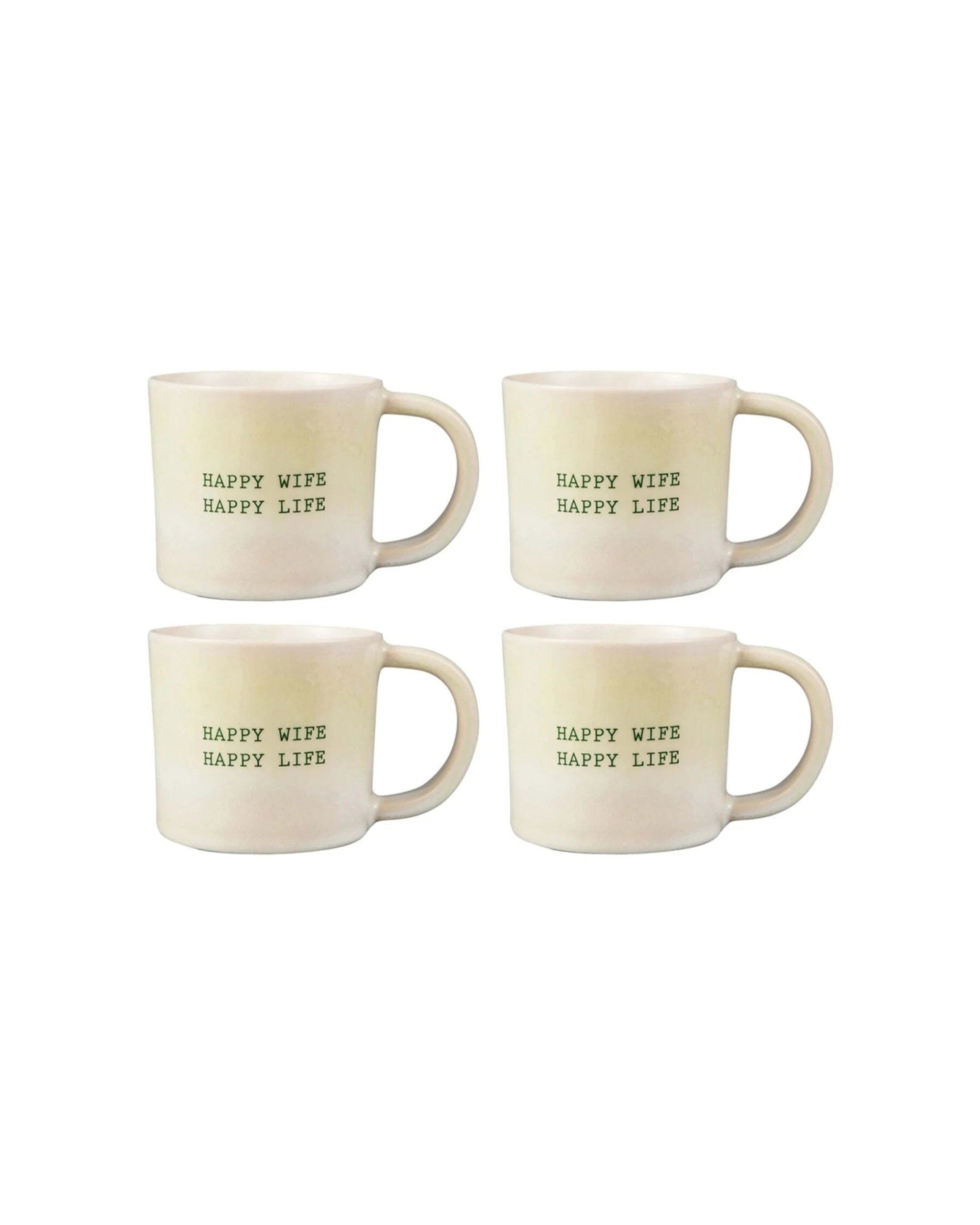 1 Maxwell & Williams 4PK The Mug Club Quotes Mug Always Right 350ml Set - Natural, 1 of 3