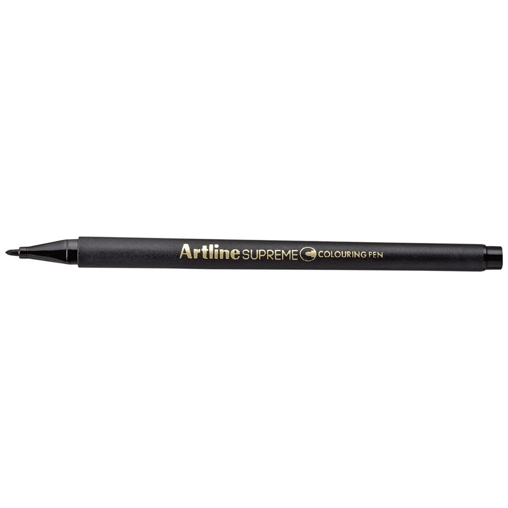 1 Artline Supreme Colouring Pen Black, 1 of 1