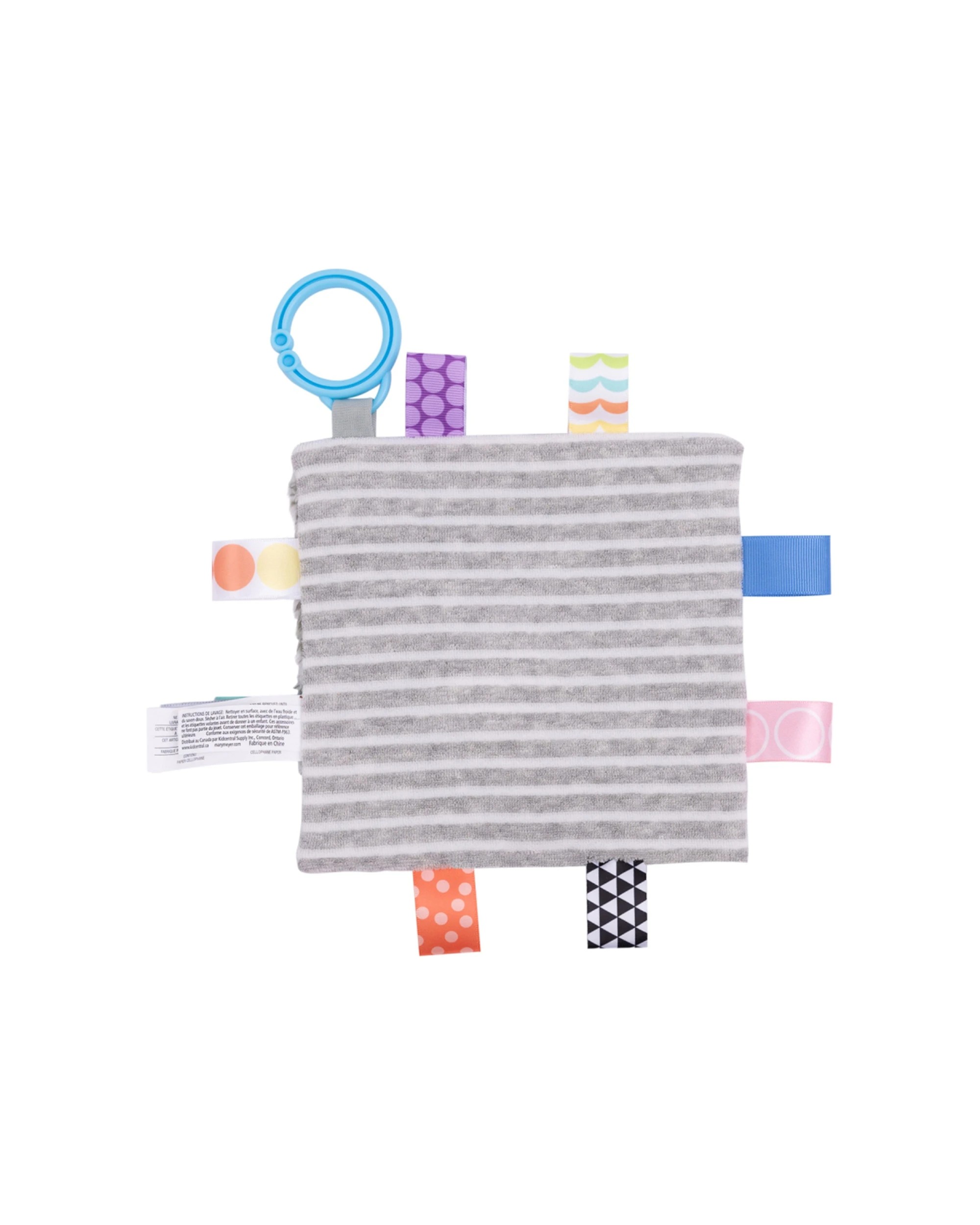 3 Mary Meyer Taggies Heather Hedgehog Crinkle Me Activity Toy 16.5cm Aqua - Blue, 3 of 5