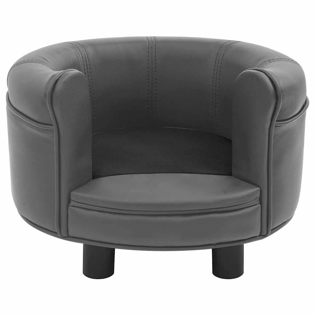 2 Vidaxl Dog Sofa Pet Sofa - Grey, 2 of 8