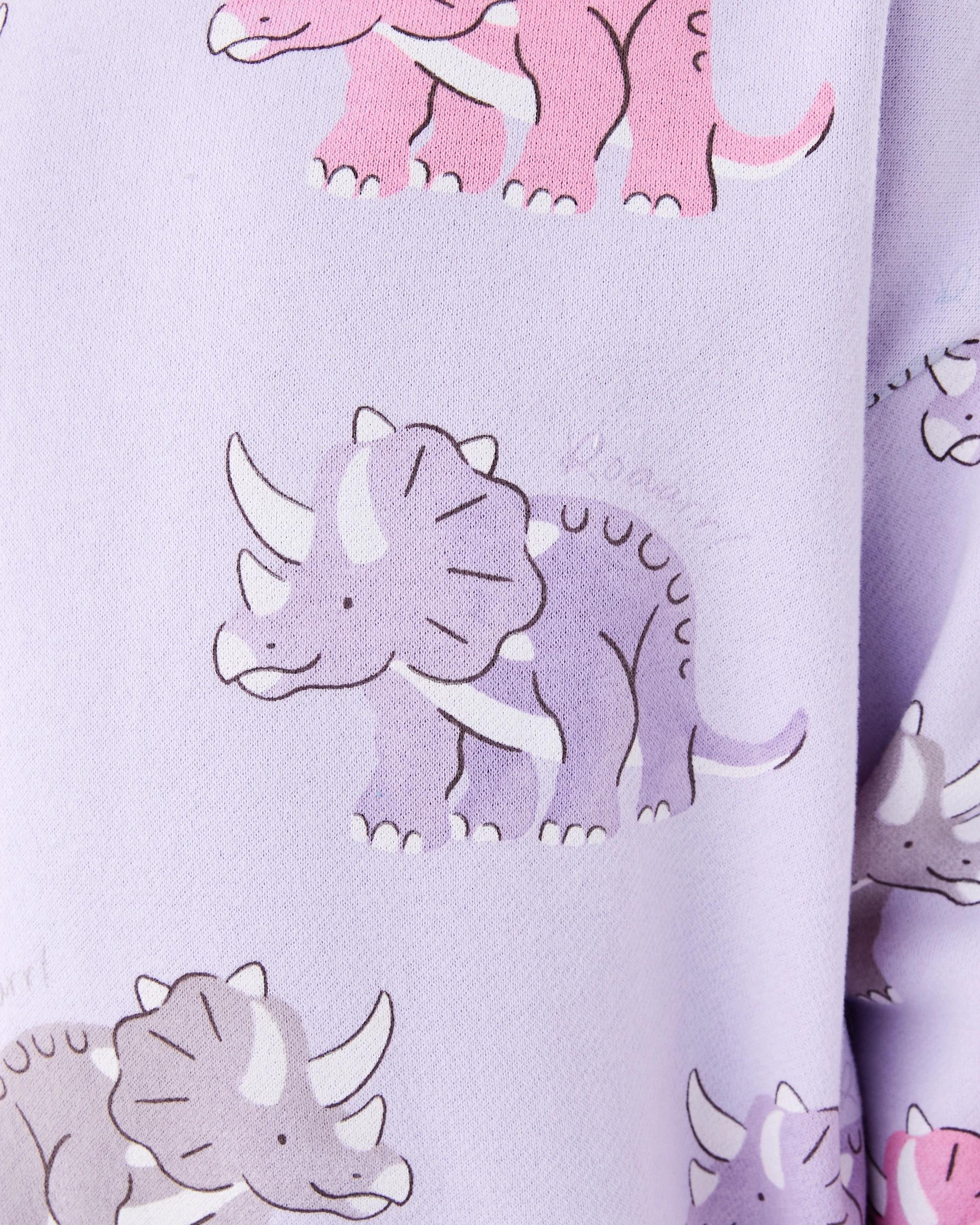 5 Oversized Crew Neck Top and Legging Set Pur Dino, 5 of 7