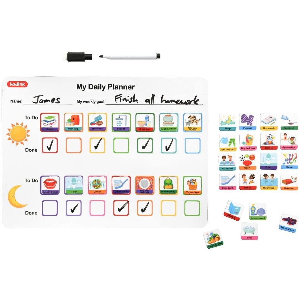 2 Kadink Daily Planner Chart, 2 of 3