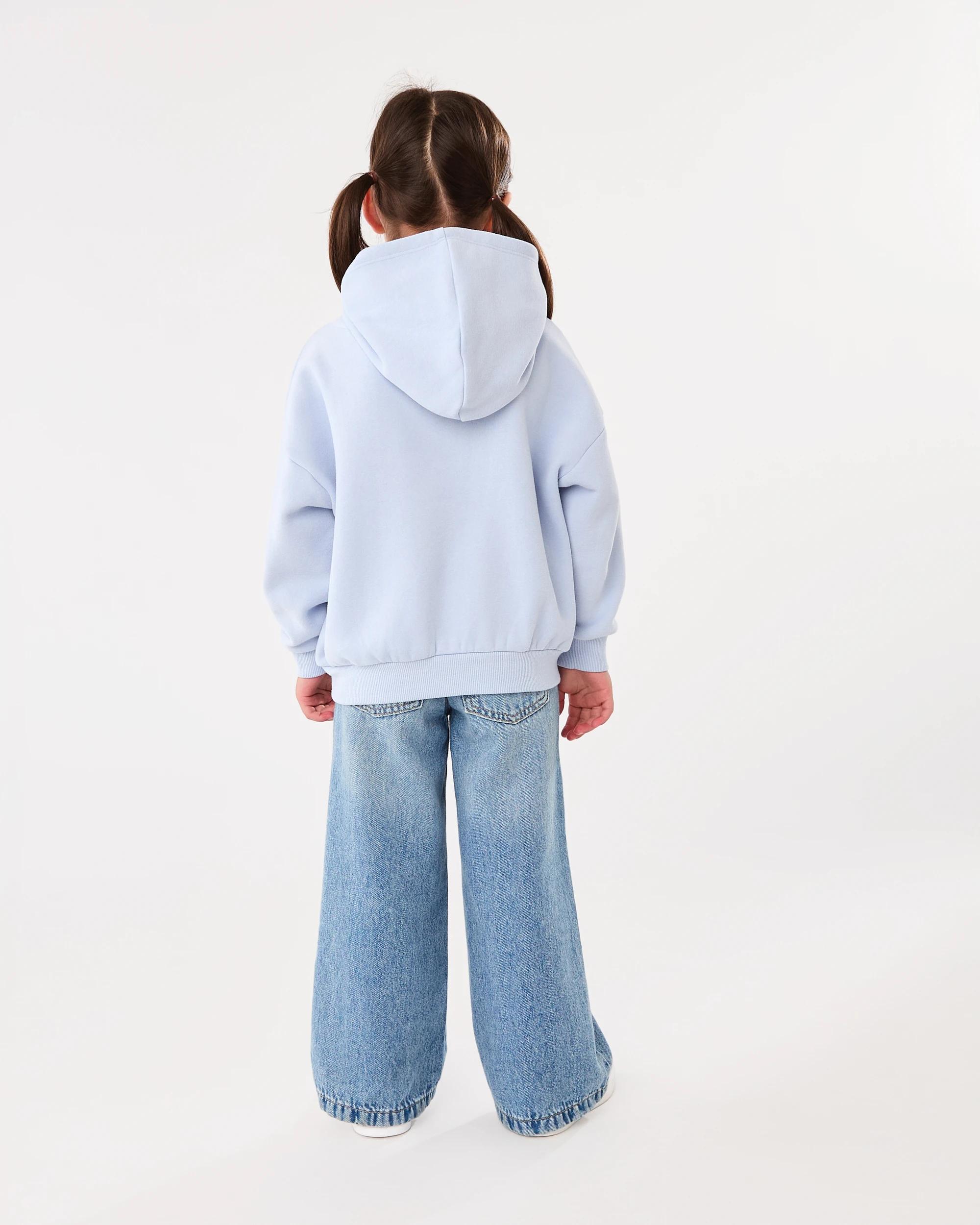 8 Oversized Sequin Embroidered Hoodie Blu Floral, 8 of 8