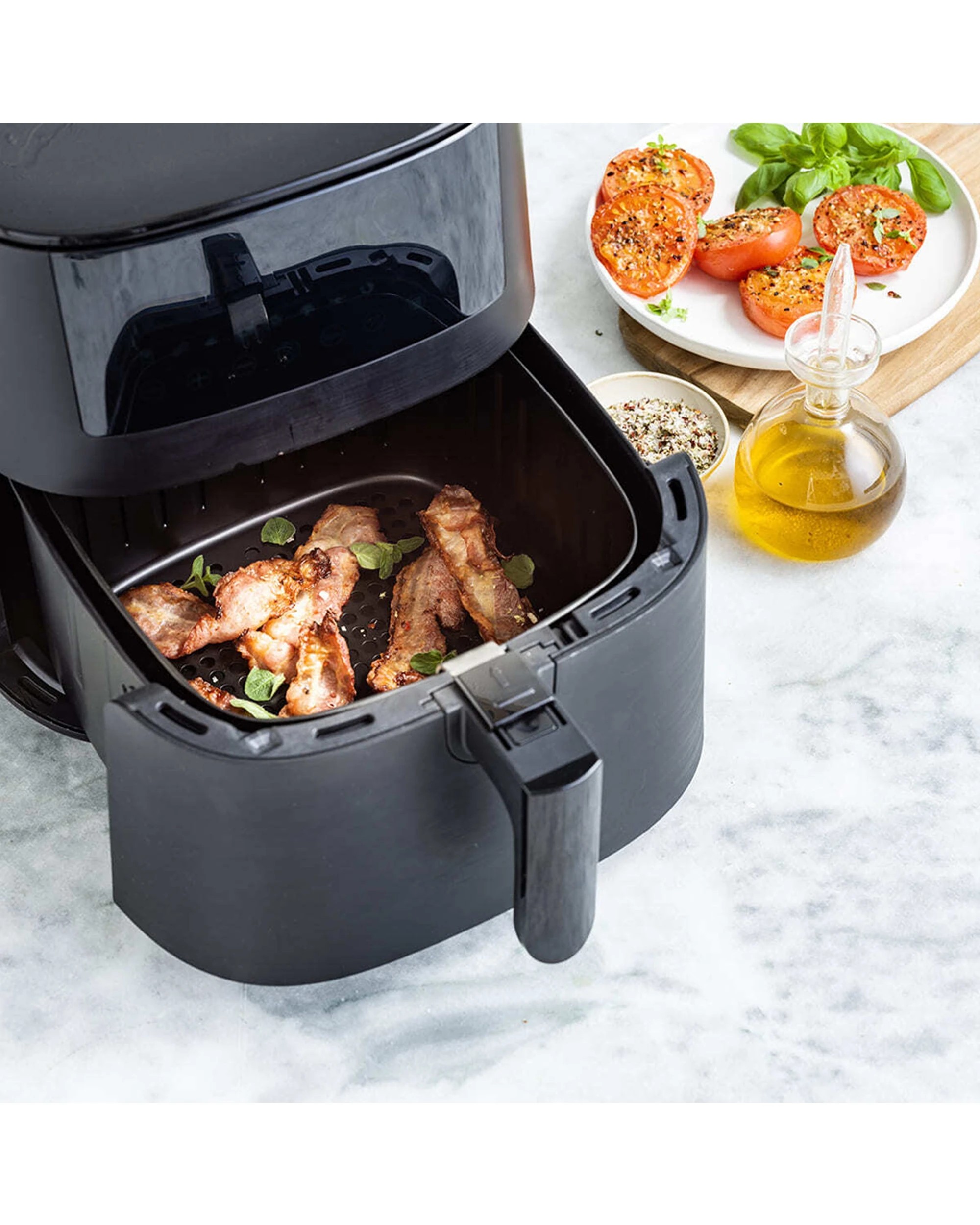 3 Greenpan Bistro 1 Basket Airfryer Home Kitchen Cookware Appliance - Black, 3 of 7