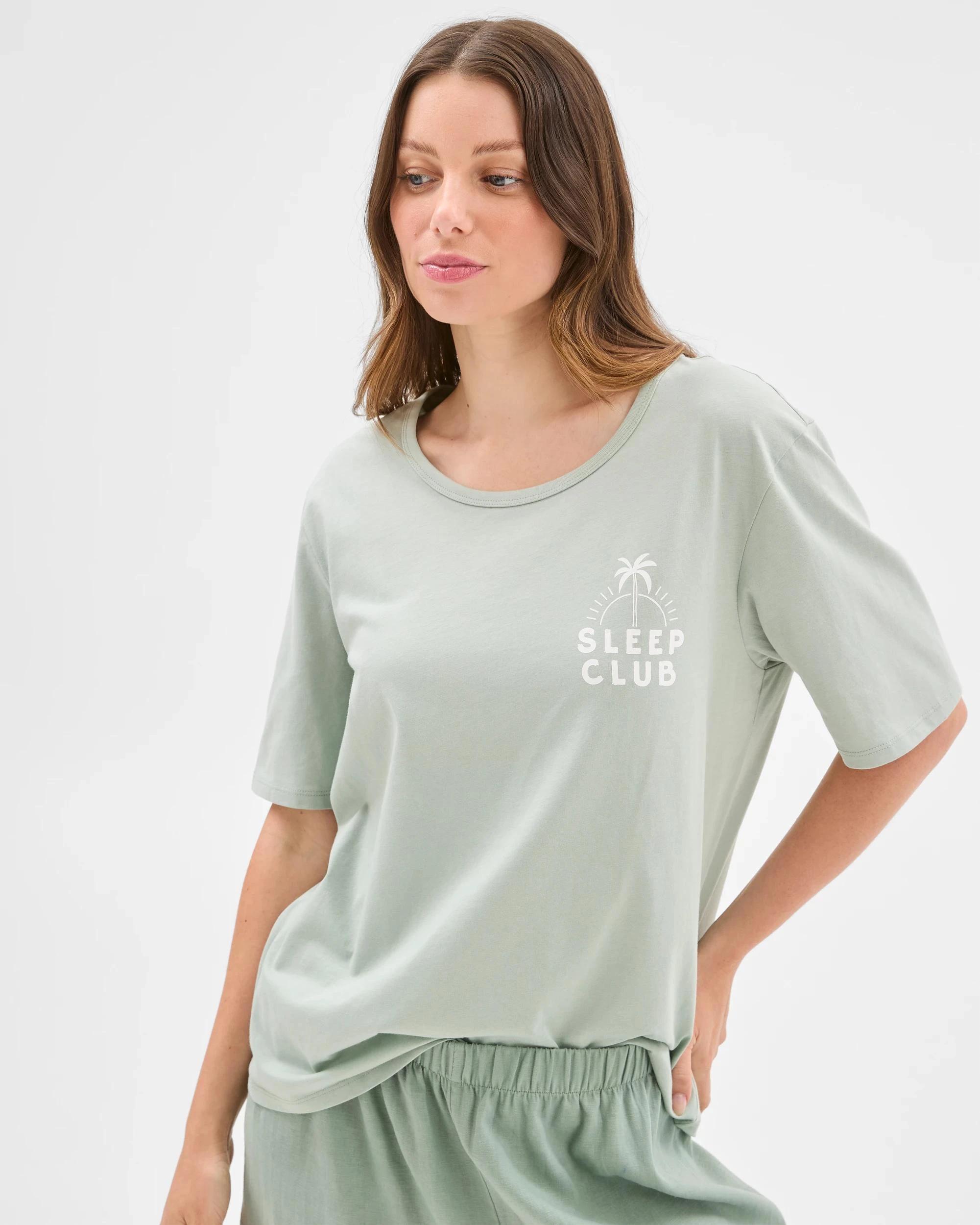 5 Target Woman Australian Cotton Womens Printed Sleep Top PALM, 5 of 6