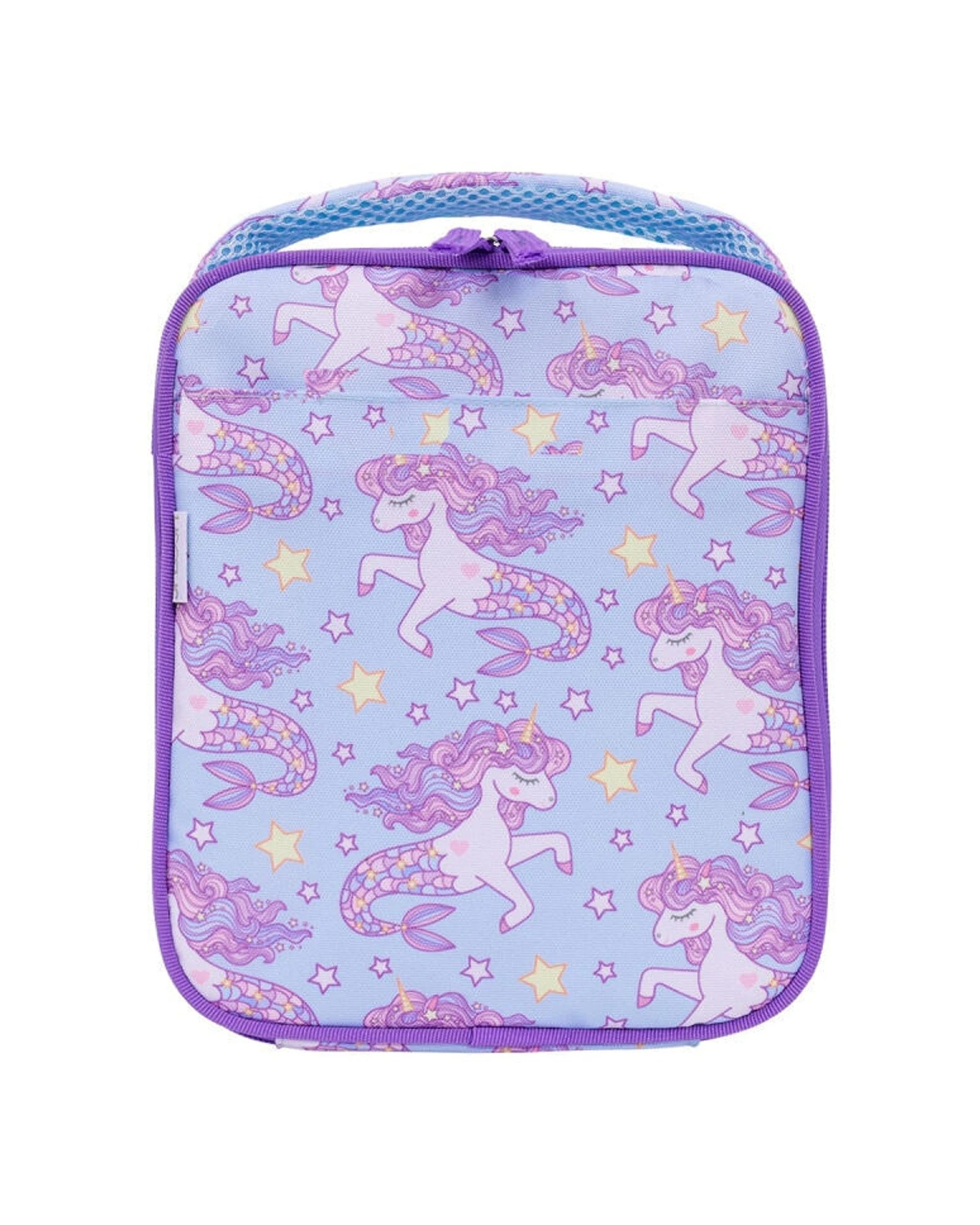 2 Splosh 2PK Out & About Mermicorn Kids Children Insulated Lunch Bag Waterproof Polyester 21x25cm - Purple, 2 of 6