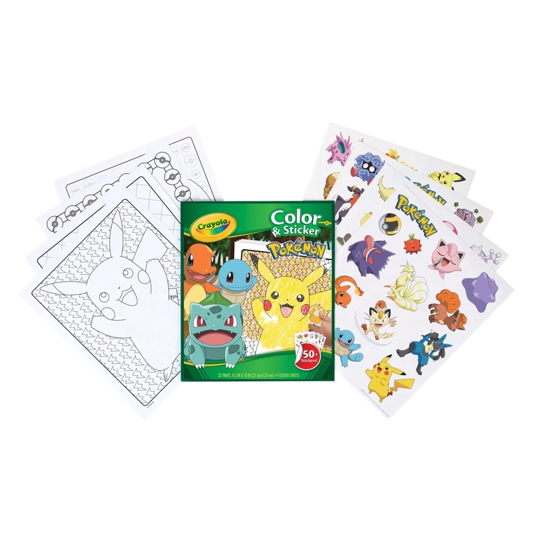 3 Crayola Pokemon Color and Sticker Book, 3 of 3