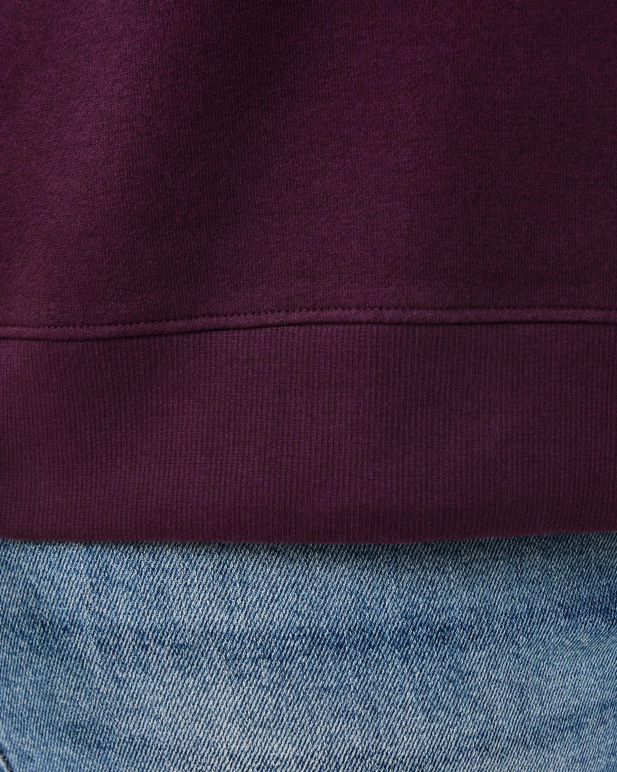 6 Curve Long Sleeve Boxy Sweatshirt Plum Jam, 6 of 7