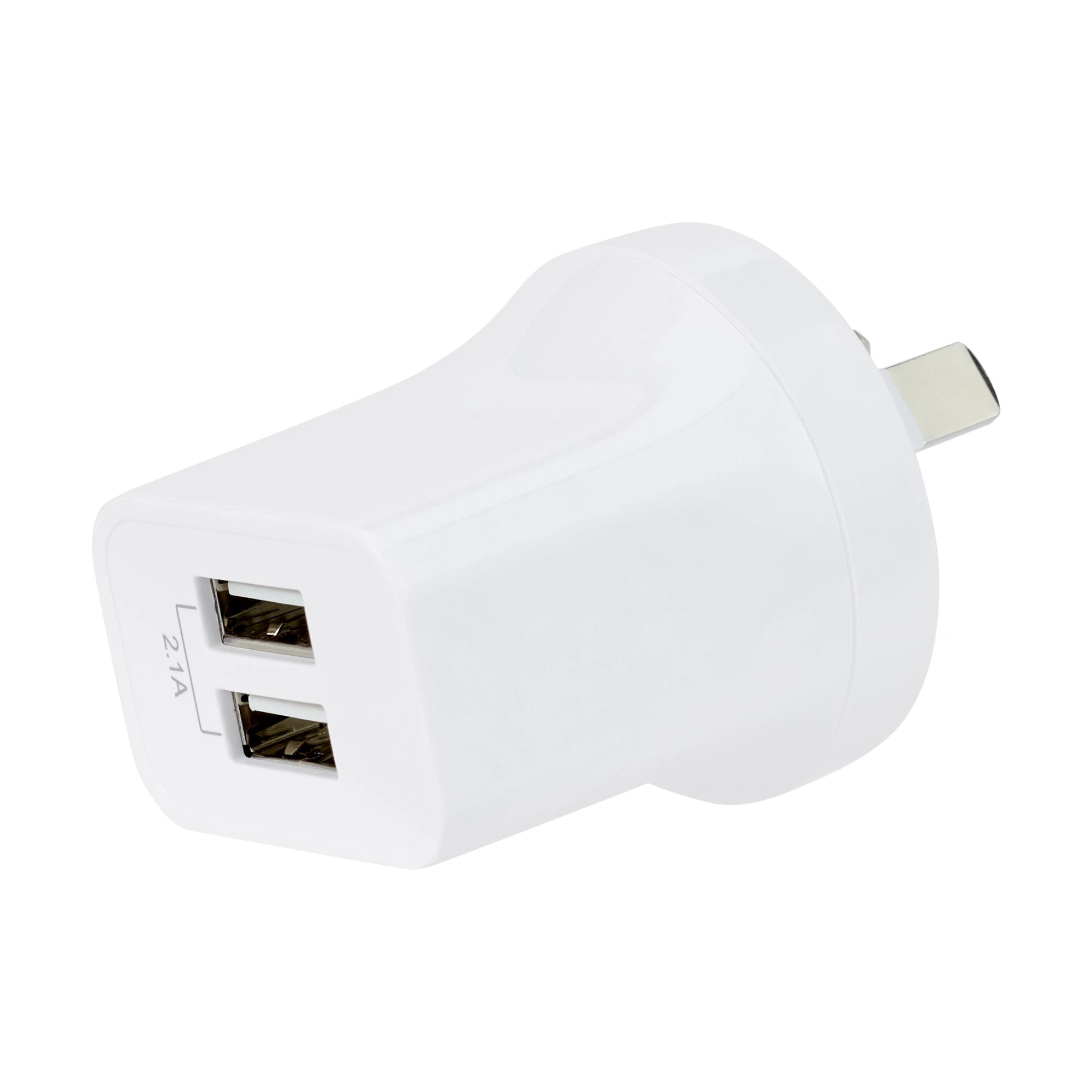 1 USB 2 Port Wall Charger - White, 1 of 5
