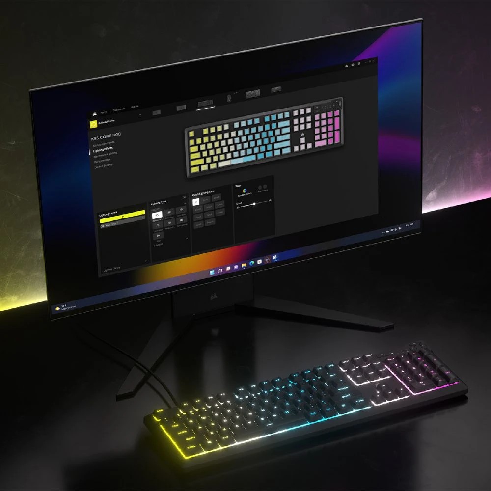 10 Corsair K55 CORE RGB Gaming Keyboard, 10 of 10