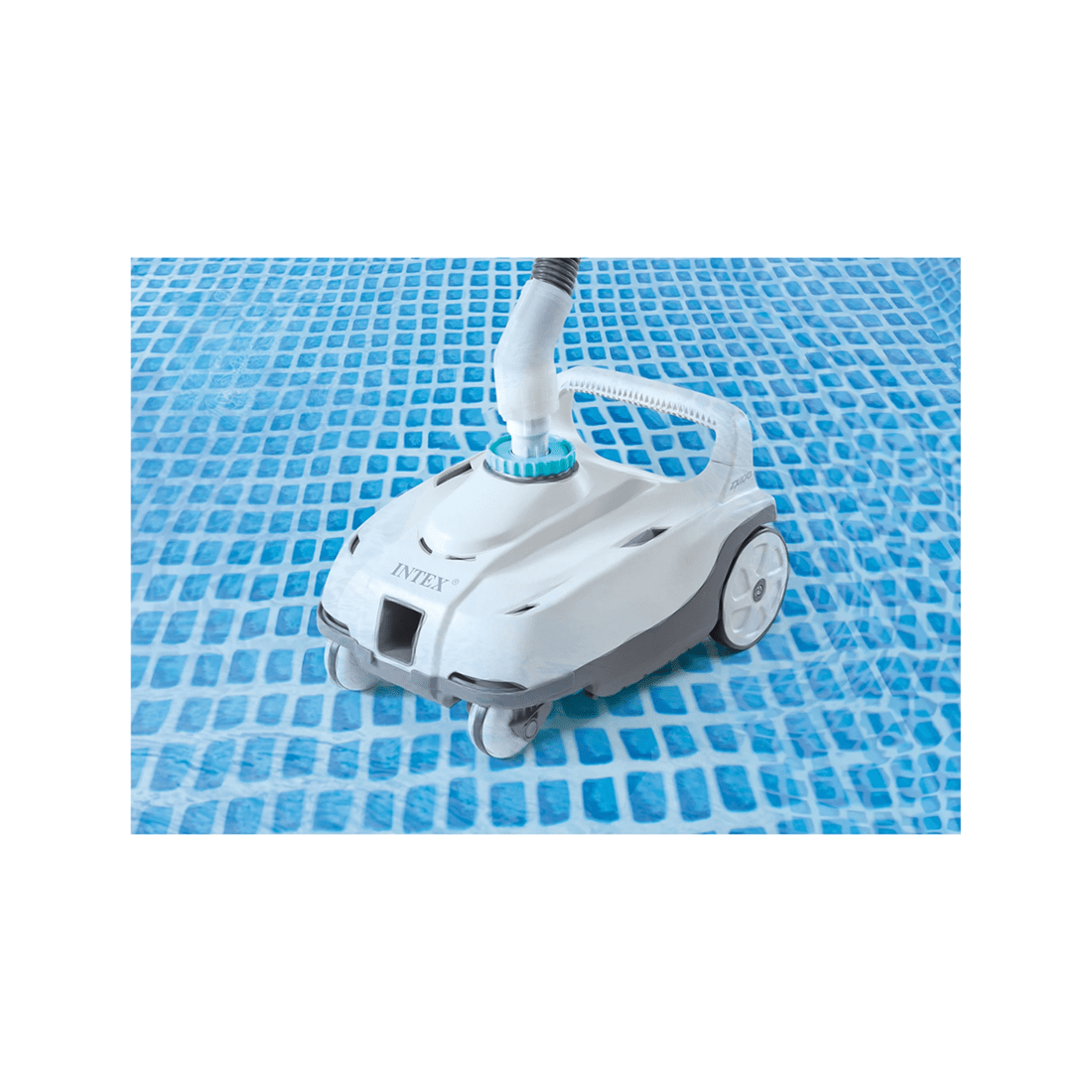 4 INTEX Automatic Swimming Pool Vacuum Cleaner - Above Ground - Large Tray - White, 4 of 5