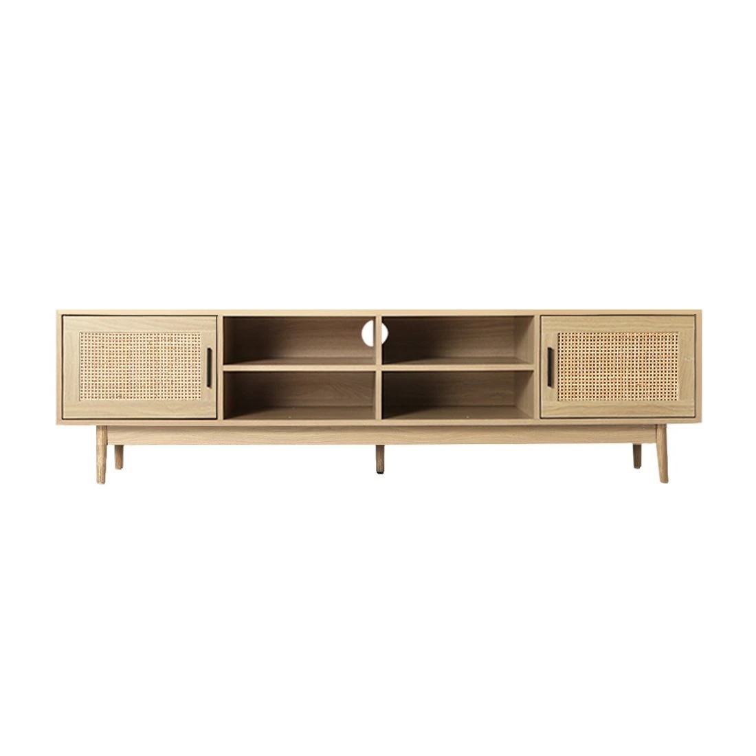 5 Artiss TV Cabinet Entertainment Unit 180cm - Natural, 5 of 8