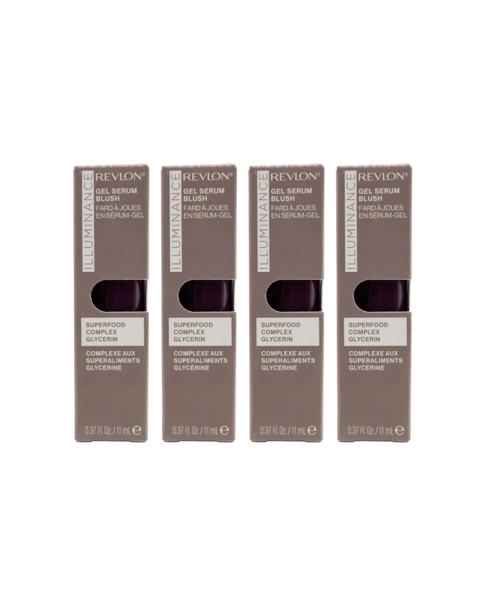 1 Revlon 4PK Gel Serum Make Up Blush Illuminance Brilliant Berry 140 11ml - Multi, 1 of 5