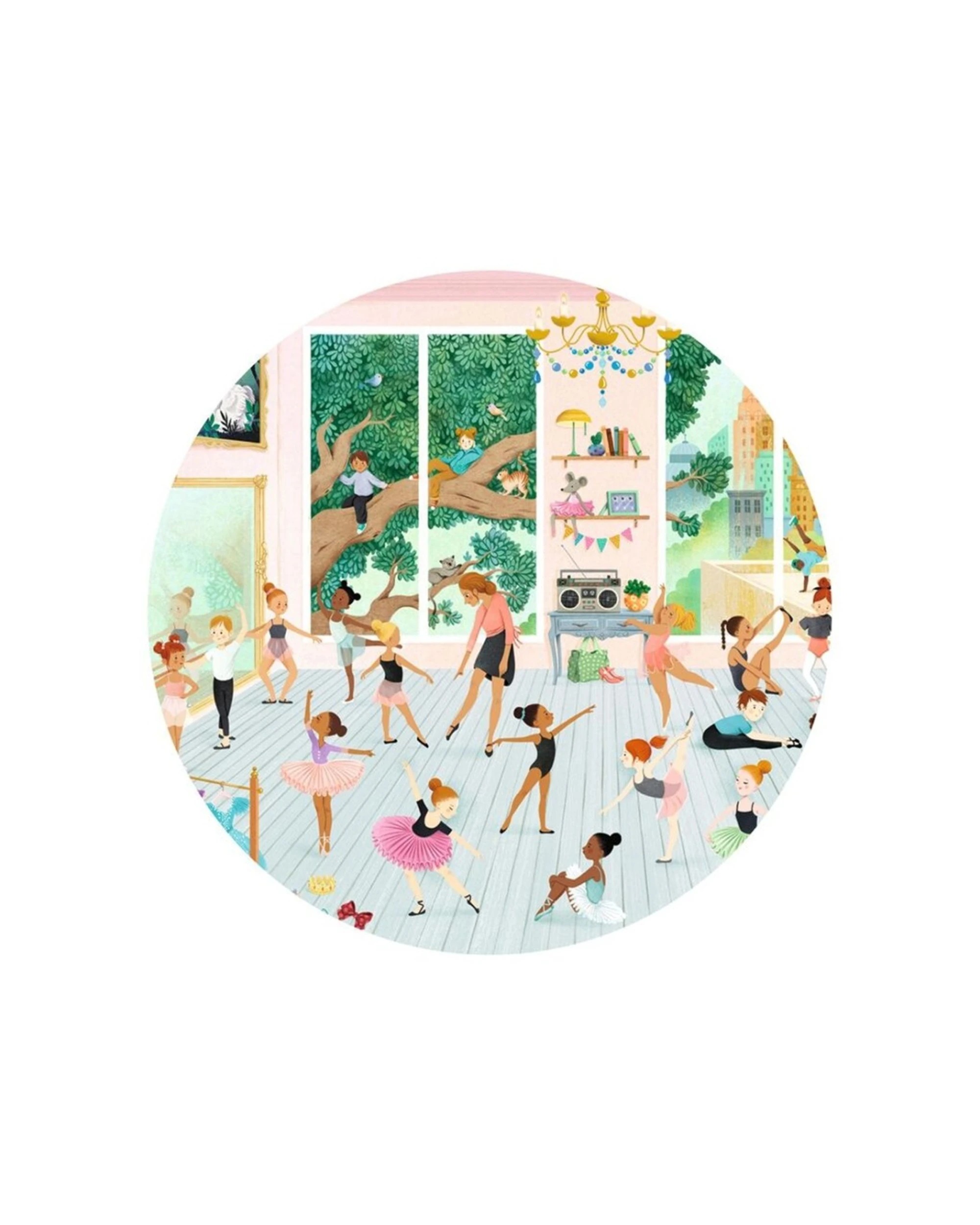 Djeco 100pc The Dance School Observation Puzzle Seek And Find Kids ...