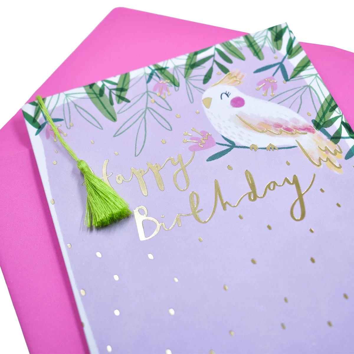 3 Hallmark Birthday Card - Bird Tassel, 3 of 3