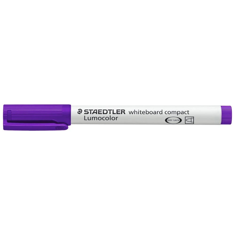 2 Staedtler Lumocolor Compact Whiteboard Marker Purple, 2 of 7