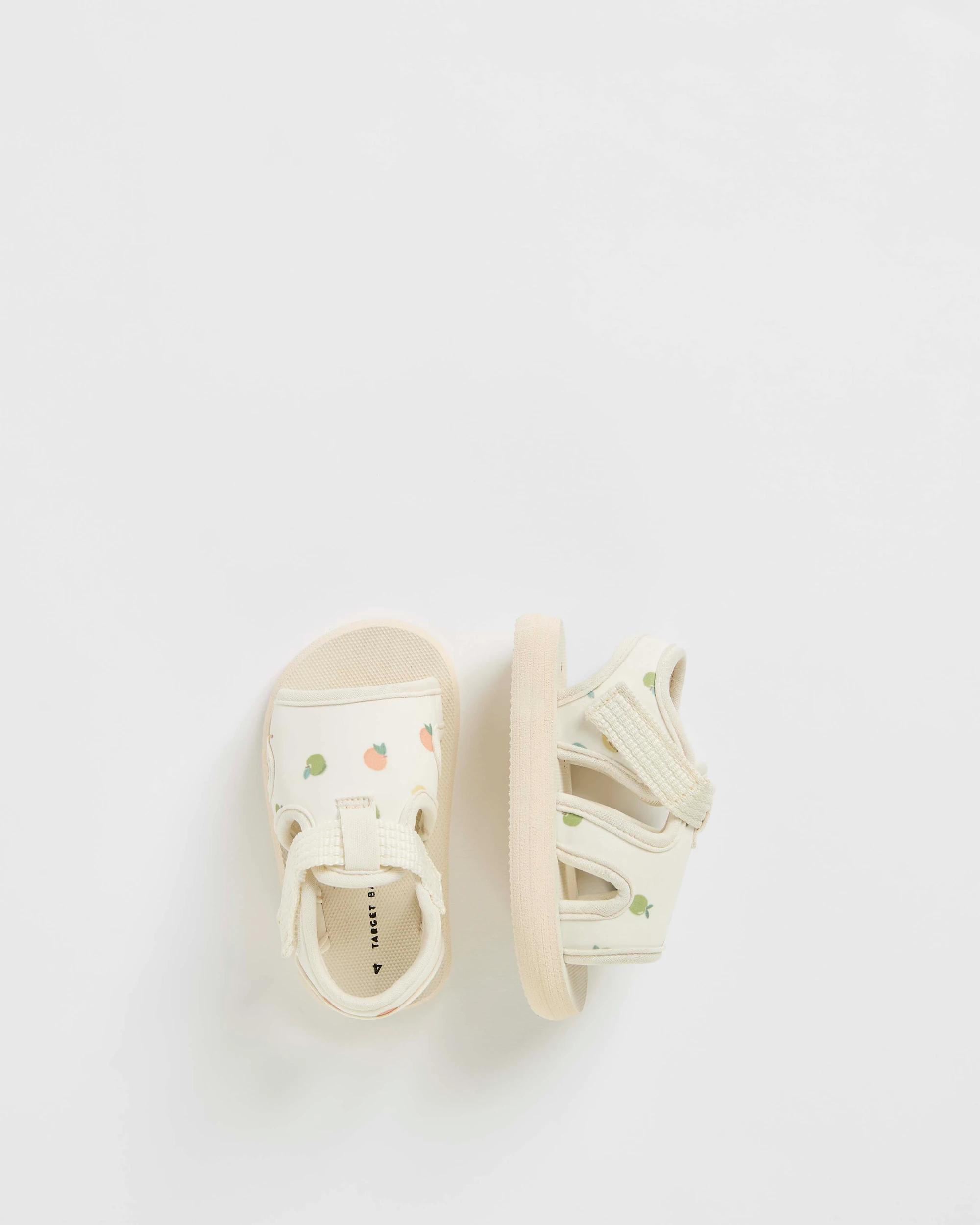 3 Target Baby First Walker Easy Neoprene Sandals FRUITS YELLOW, 3 of 3