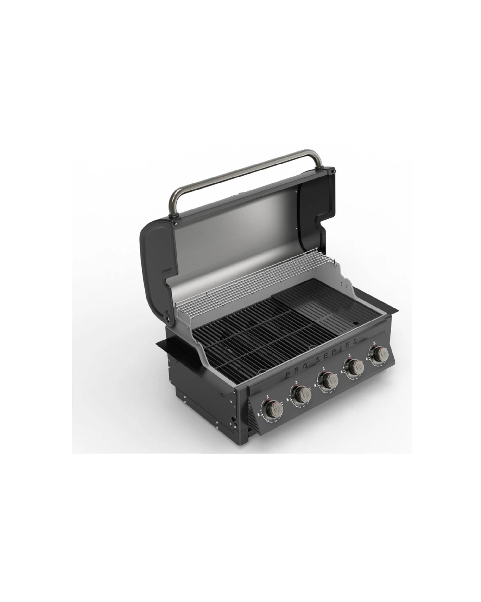 3 Coleman Pro Series 5-Burner Built-In BBQ Matte - Black, 3 of 8
