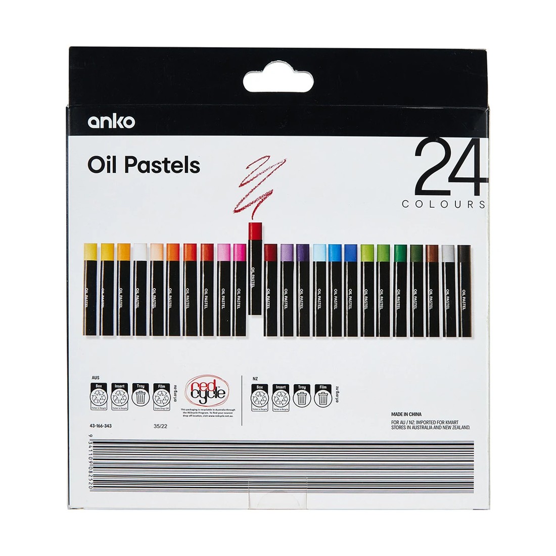 7 24 Pack Oil Pastel Colours, 7 of 10