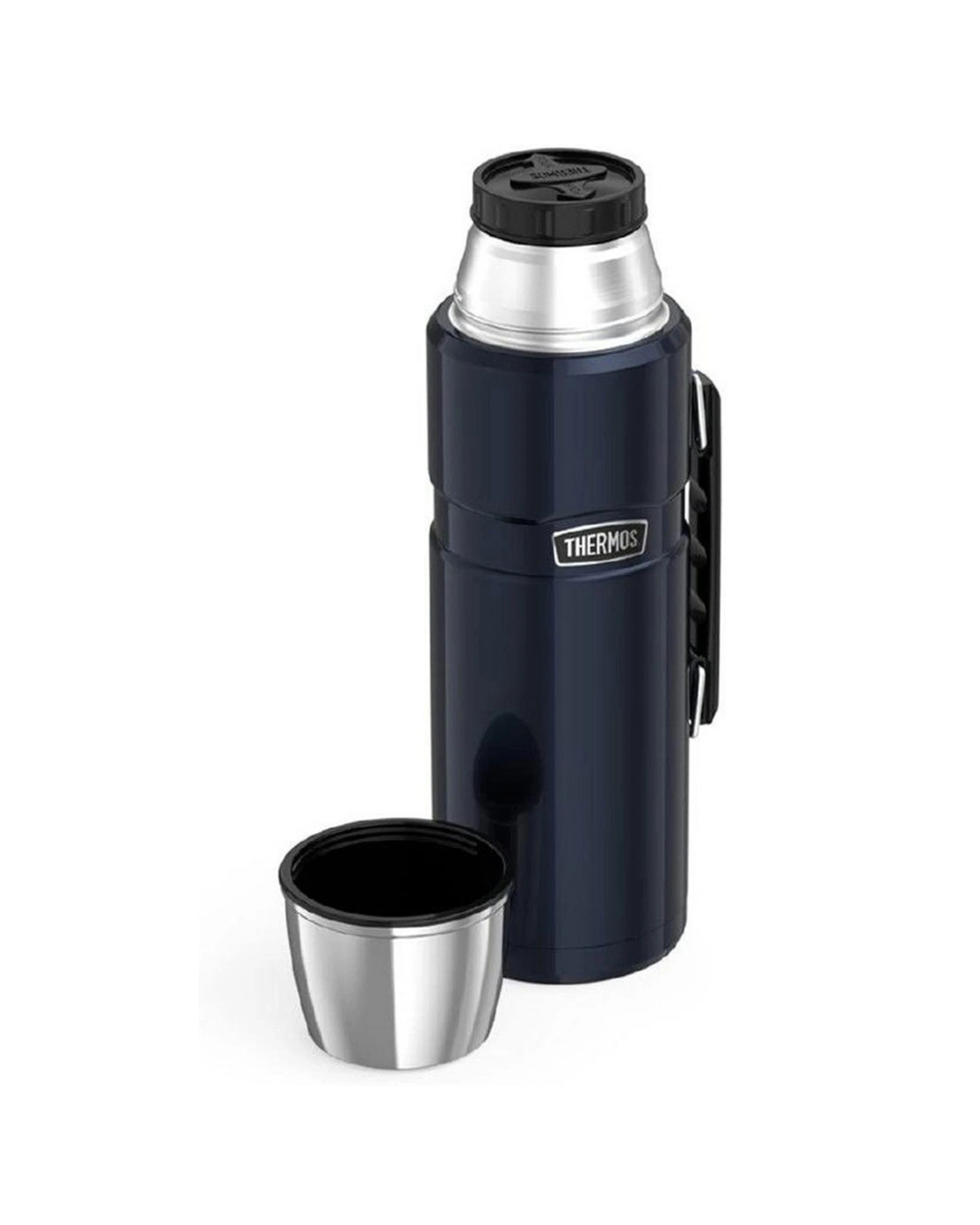 2 Thermos Stainless Steel King Vacuum Insulated Durable Flask Midnight Blue 2l
 - Blue, 2 of 3