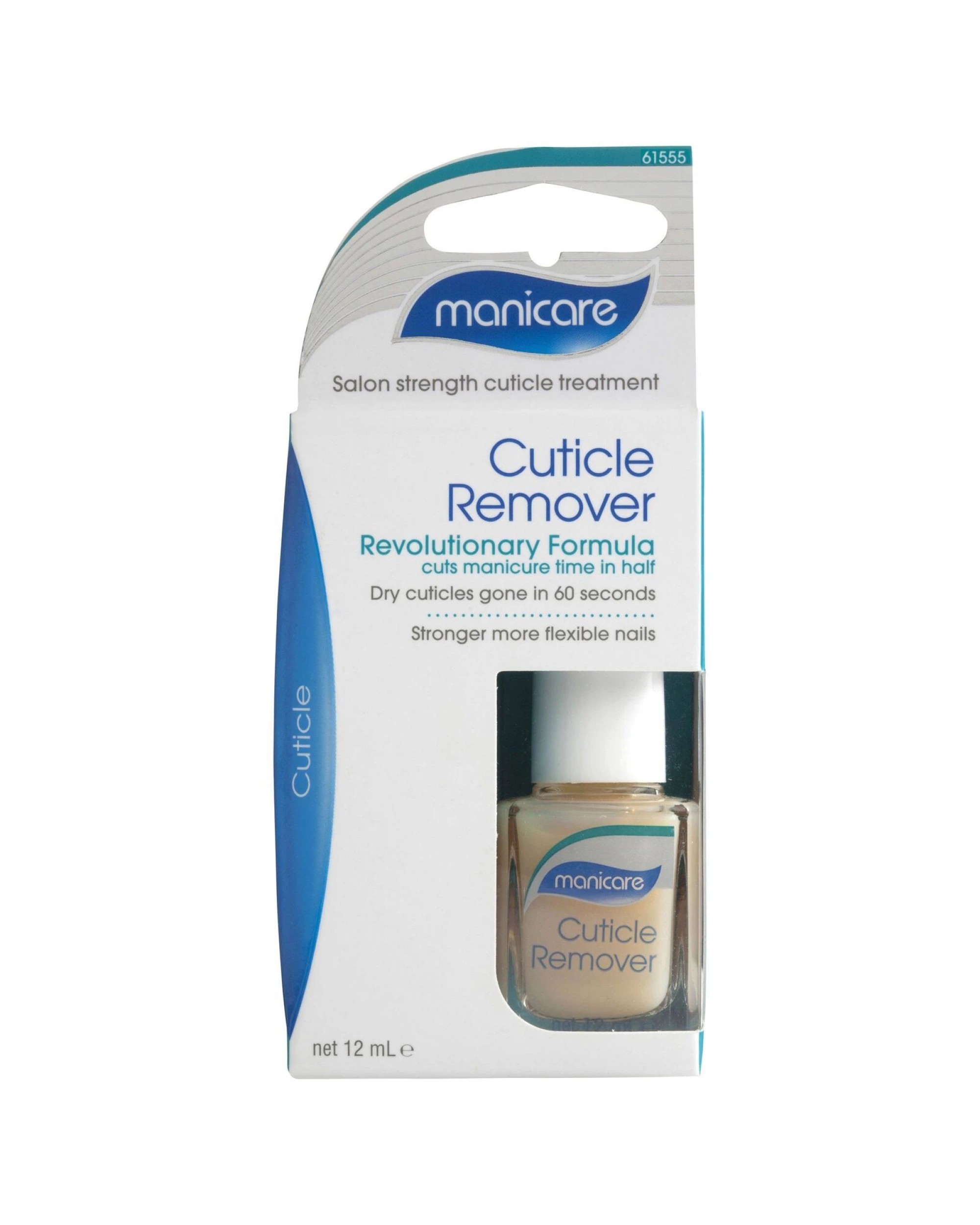 1 Manicare 12ml Cuticle Remover Flexible Nail Manicure Pedicure Grooming White, 1 of 2