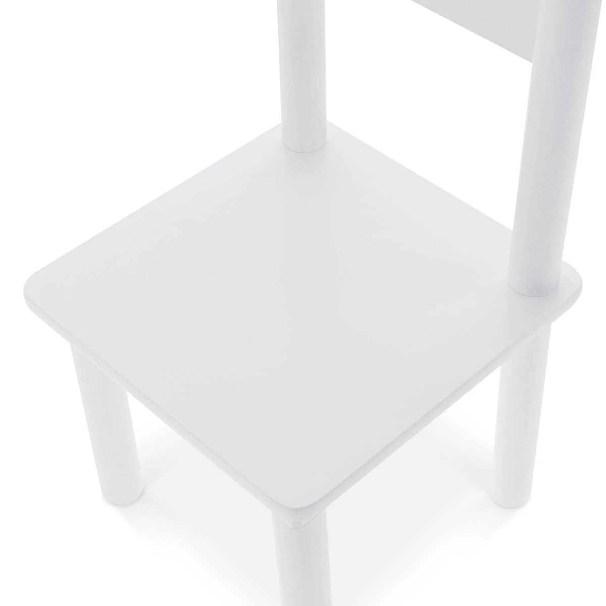 6 3 Piece Table and Chair Set - White, 6 of 10