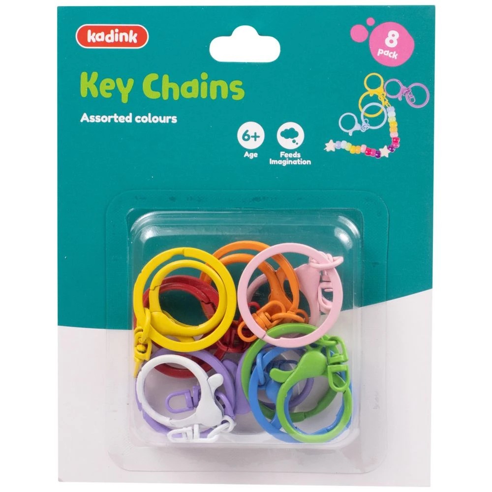 1 Kadink Key Chains Assorted 8 Pack, 1 of 4