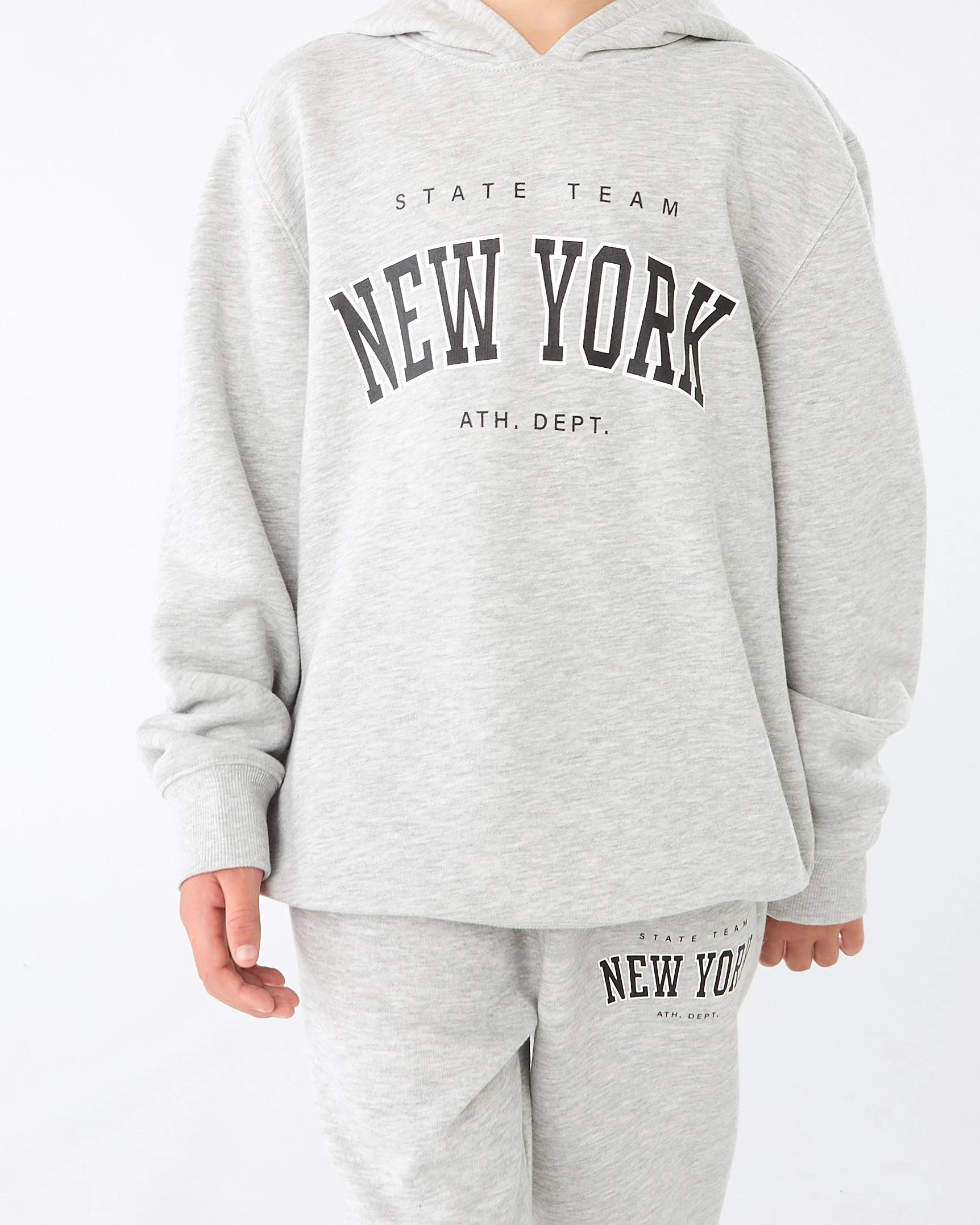 7 Print Hoodie Gry Varsit, 7 of 8