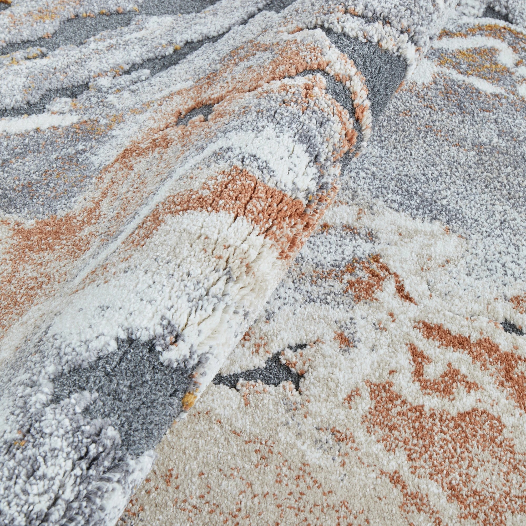 7 Common Ground Rugs Stonefall 222 290x200cm - Large Floor Rug - Orange, 7 of 7