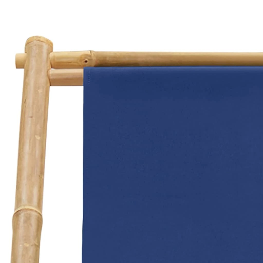 7 vidaXL Deck chair Foldable - Blue, 7 of 9