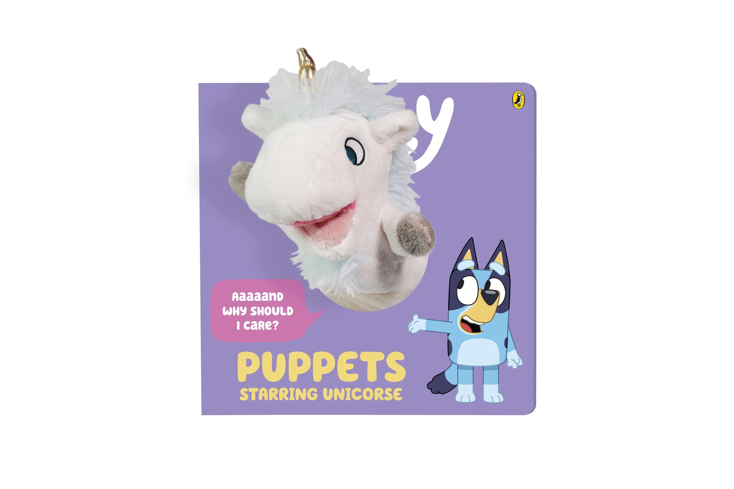 1 Bluey: Puppet Starring Unicorse - Book, 1 of 1