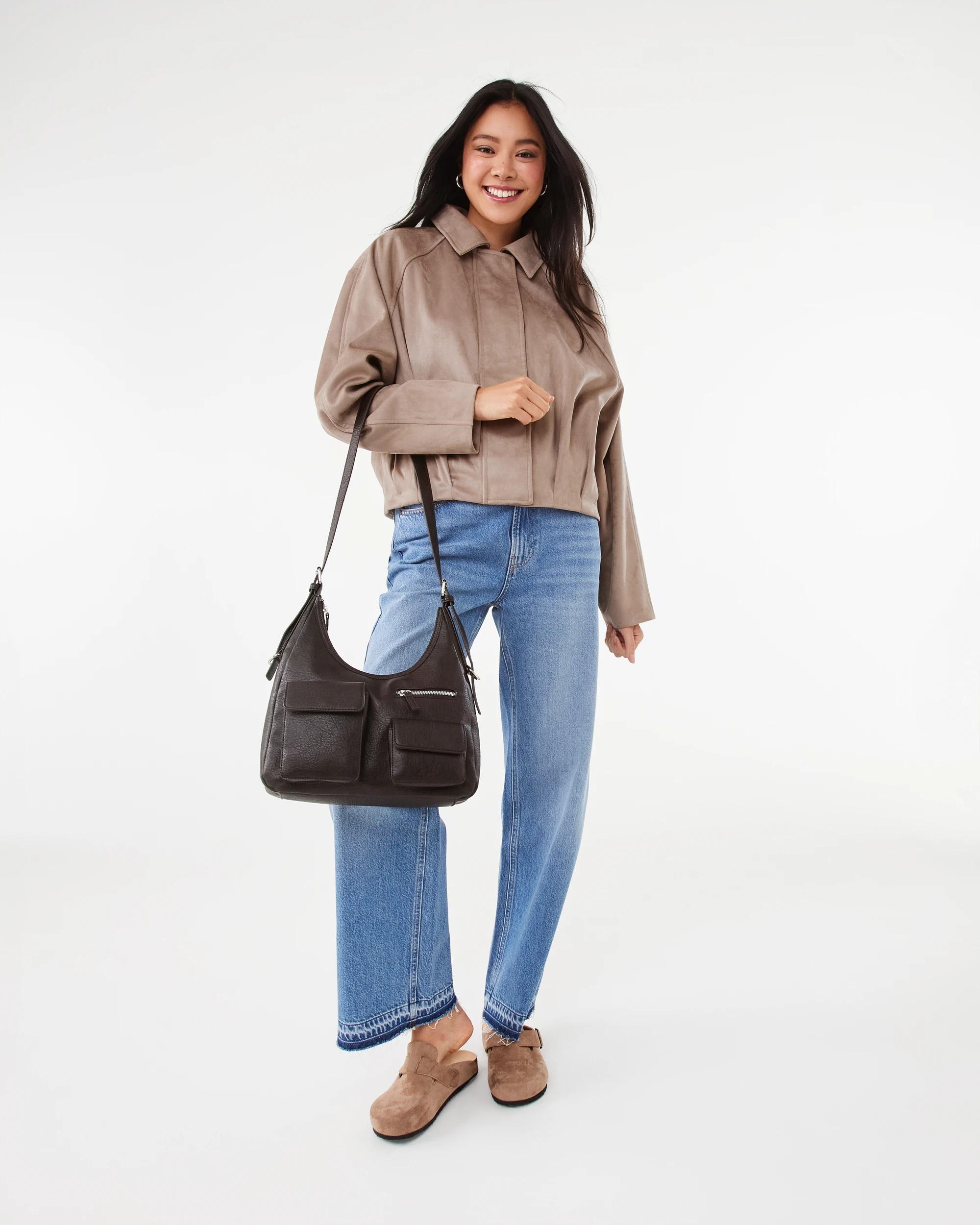 5 Utility Crossbody Bag Deep Fudge, 5 of 5