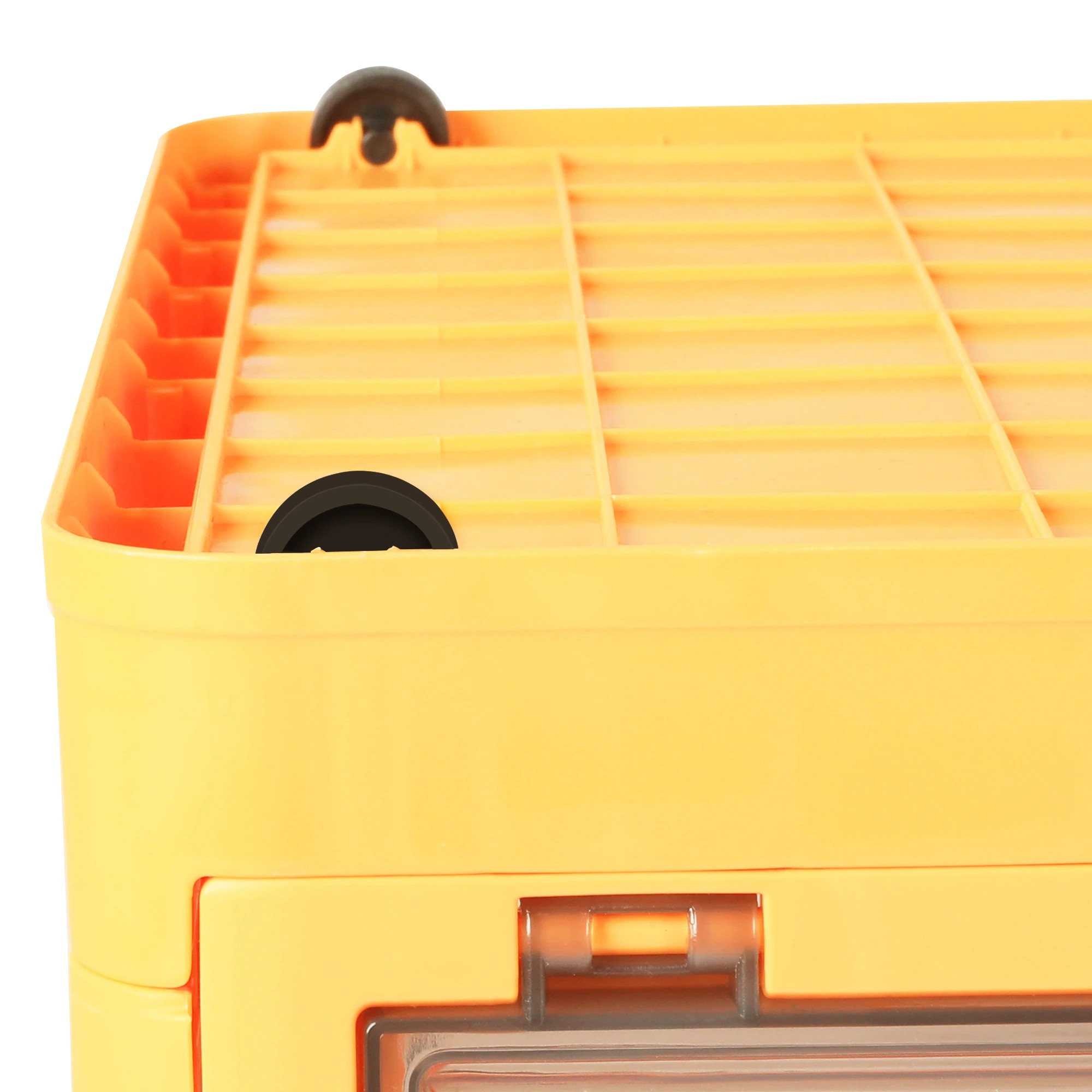 6 Traderight 55L M Size Foldatble Storage Container 5 Sides Open Door - Orange, 6 of 7