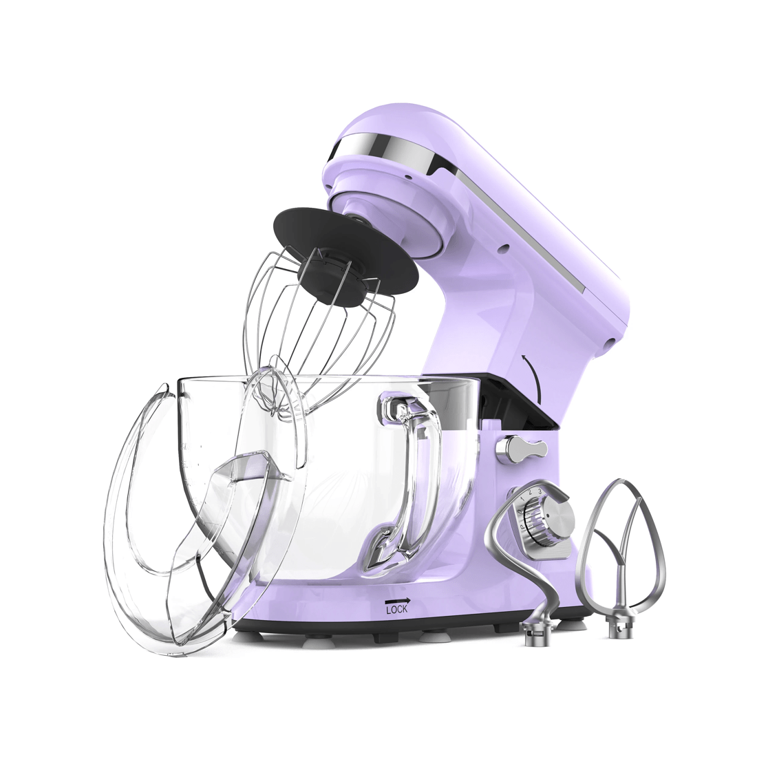 1 Advwin Purple Stand Mixer 5.5l, 1 of 7