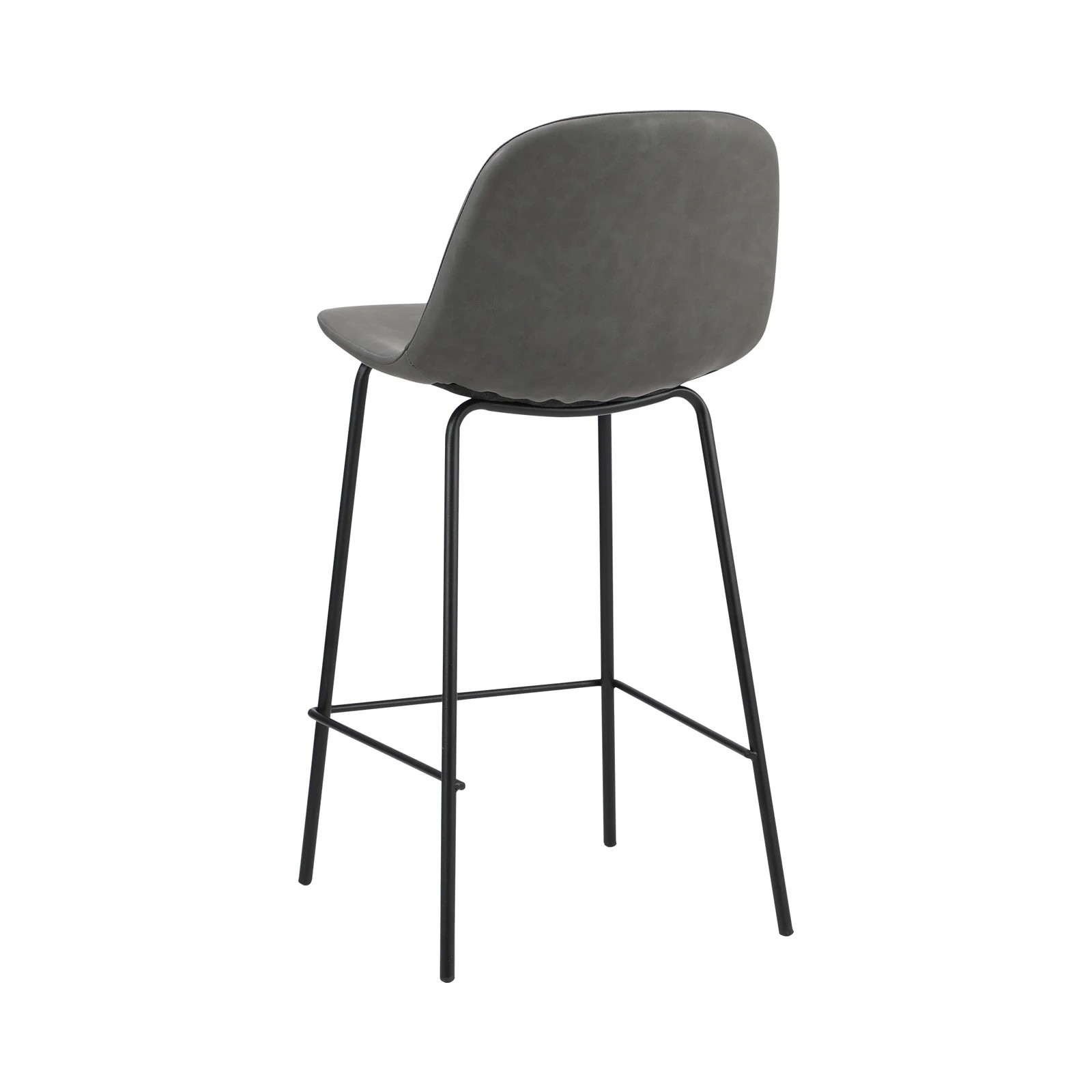 8 Oikiture 2x Bar Stools Barstool - Grey, 8 of 9